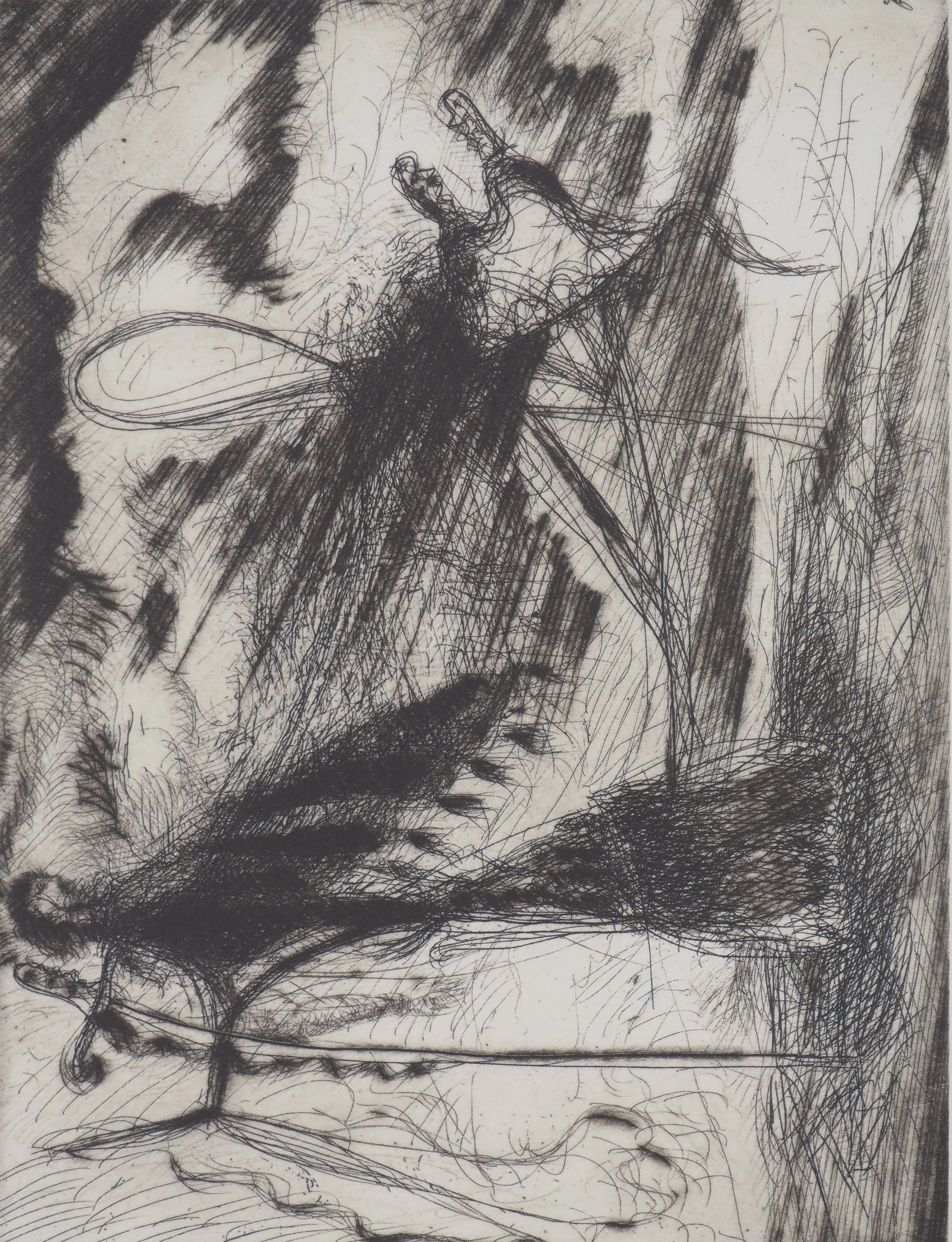 Gérard GAROUSTE : Sabre, Héliogravure - Image 2