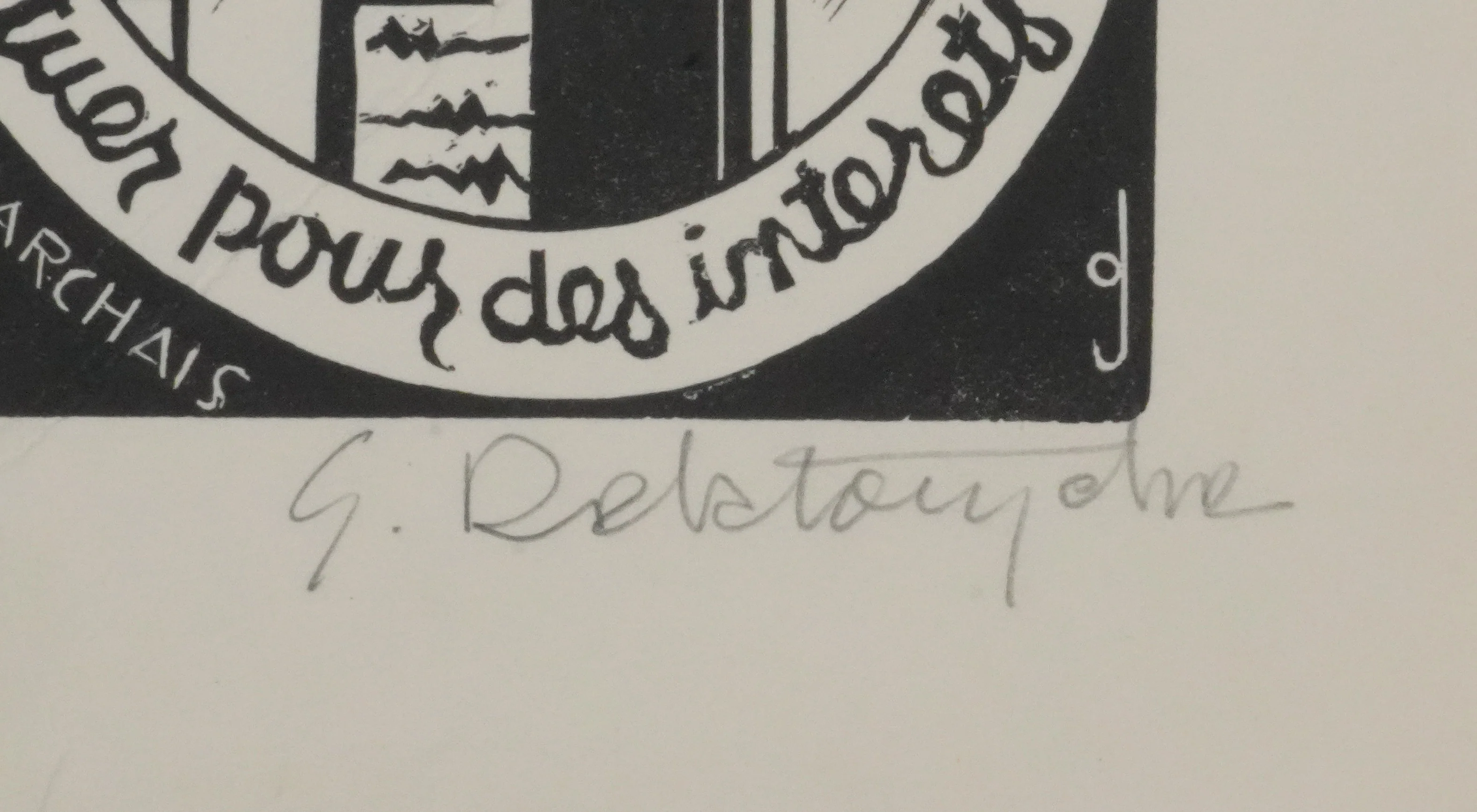 Germain DELATOUSCHE : Hommage aux soldats, Gravure originale signée - Image 3