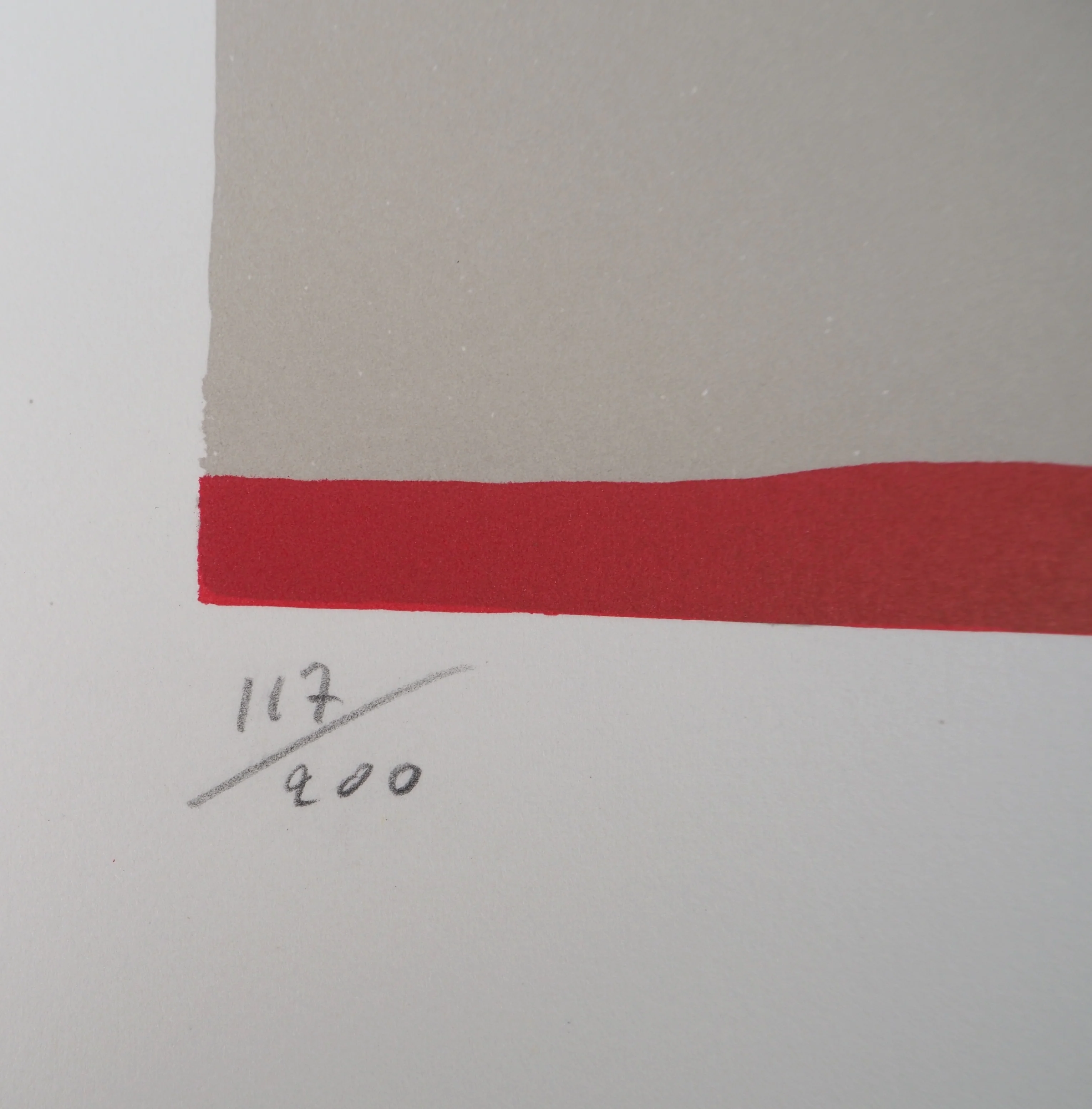 Giuseppe SANTOMASO : Montagne Noire Renversée, Lithographie originale signée - Image 7