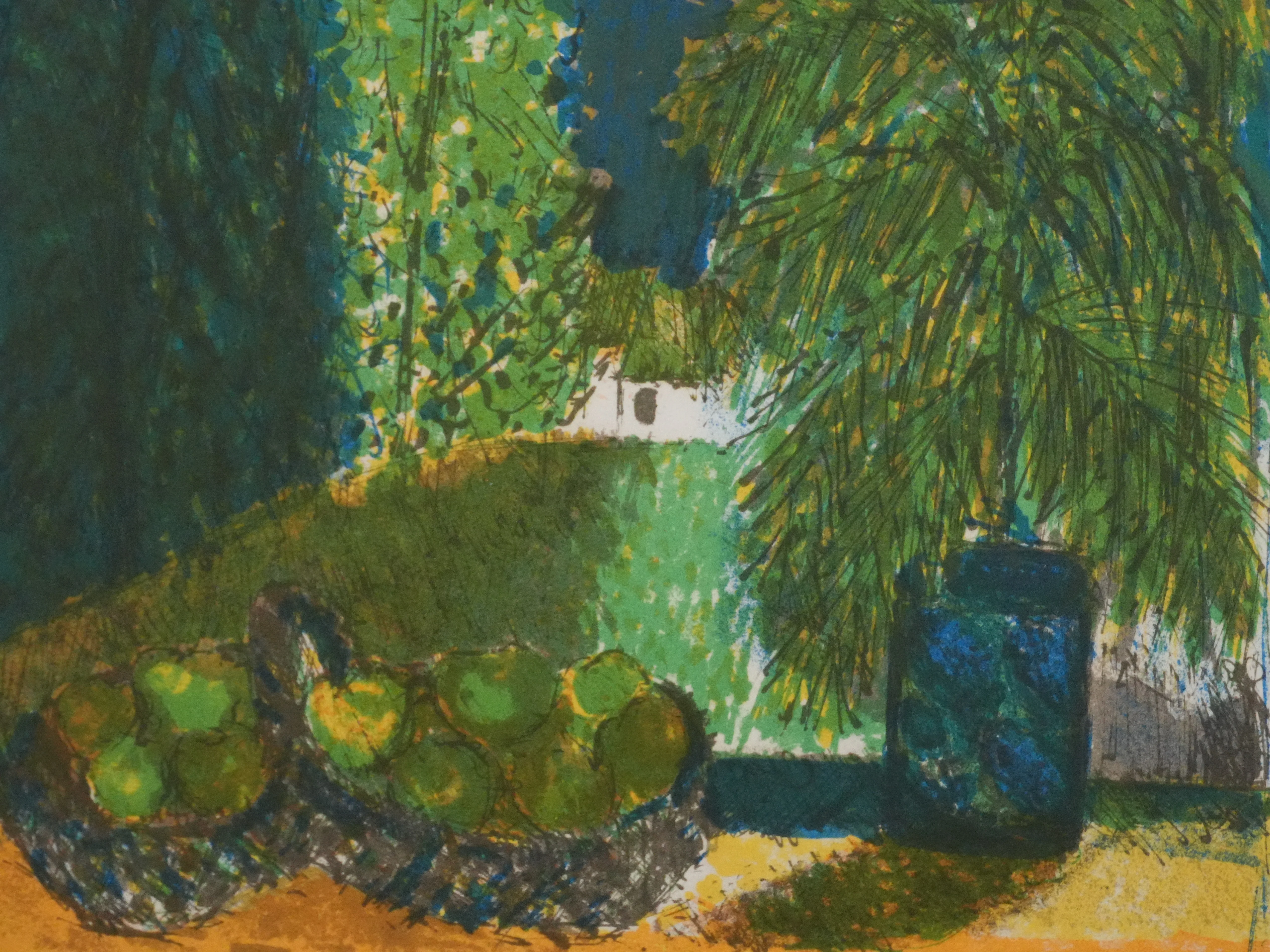 Guy BARDONE : Fenêtre aux fruits, Lithographie originale signée - Image 6