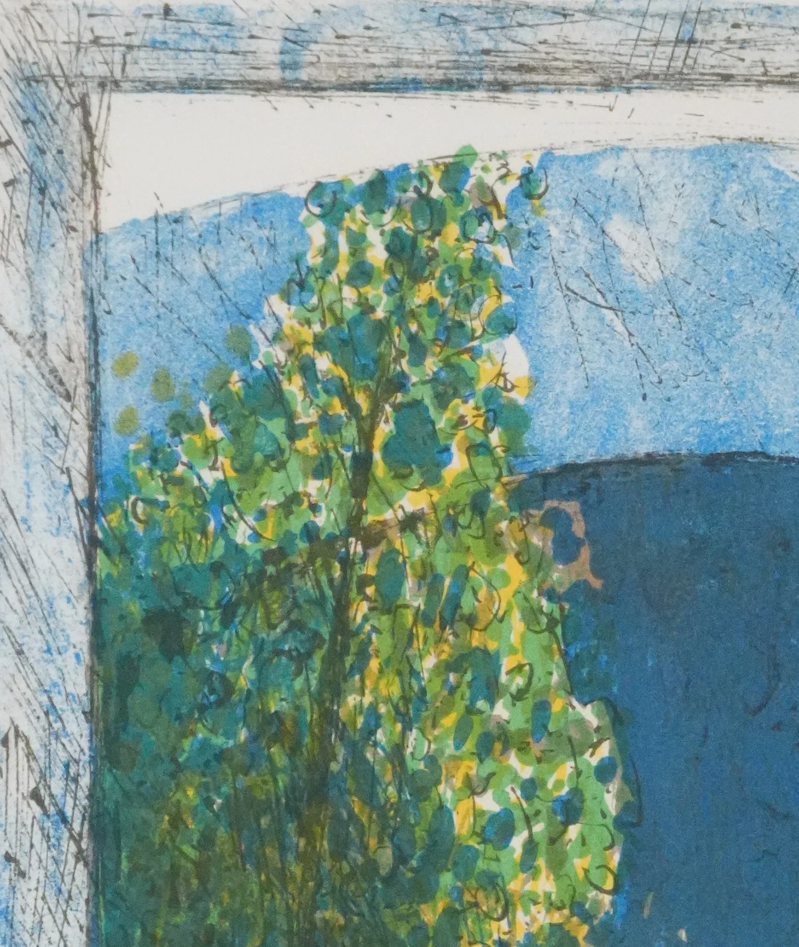 Guy BARDONE : Fenêtre aux fruits, Lithographie originale signée - Image 7