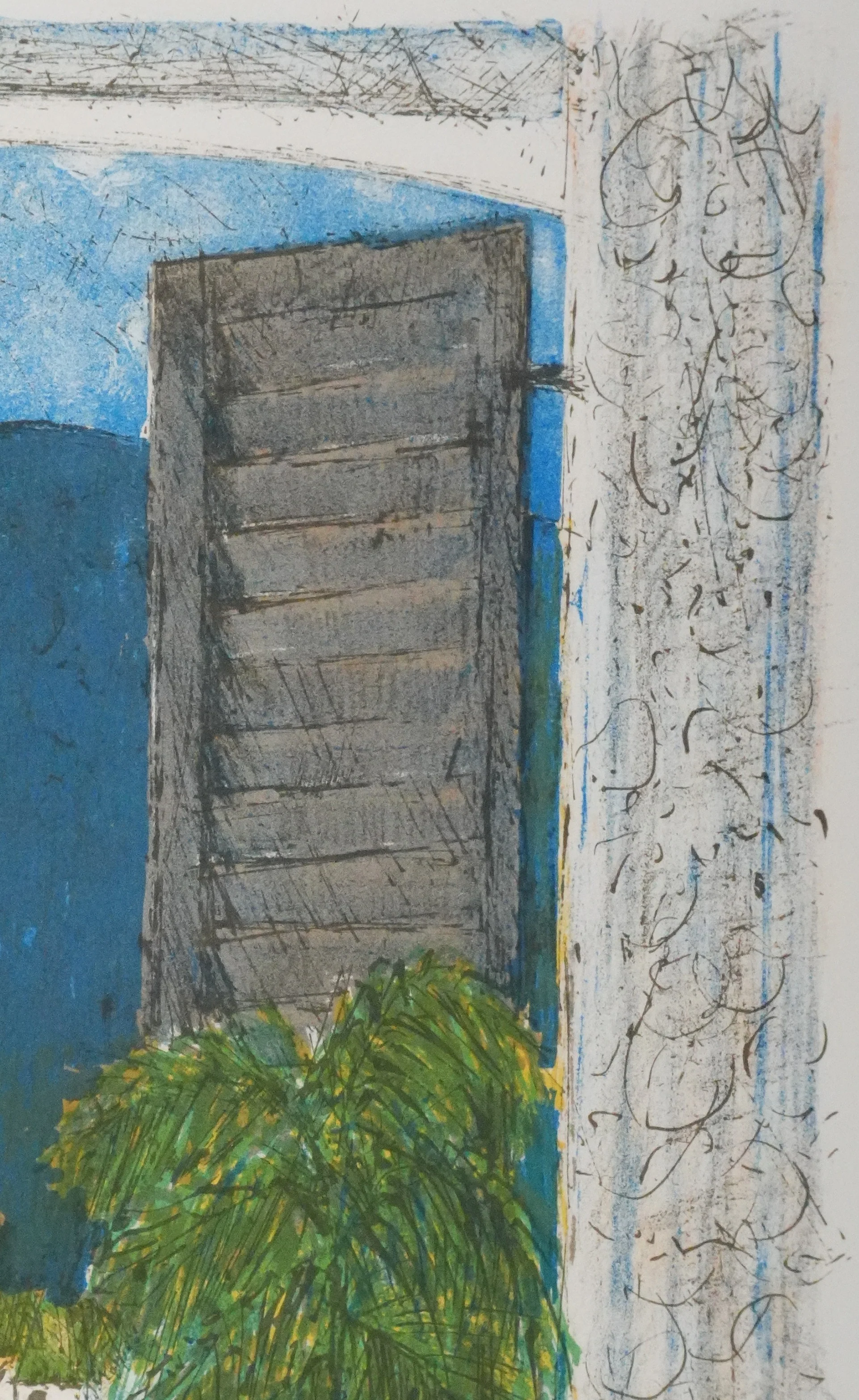 Guy BARDONE : Fenêtre aux fruits, Lithographie originale signée - Image 8