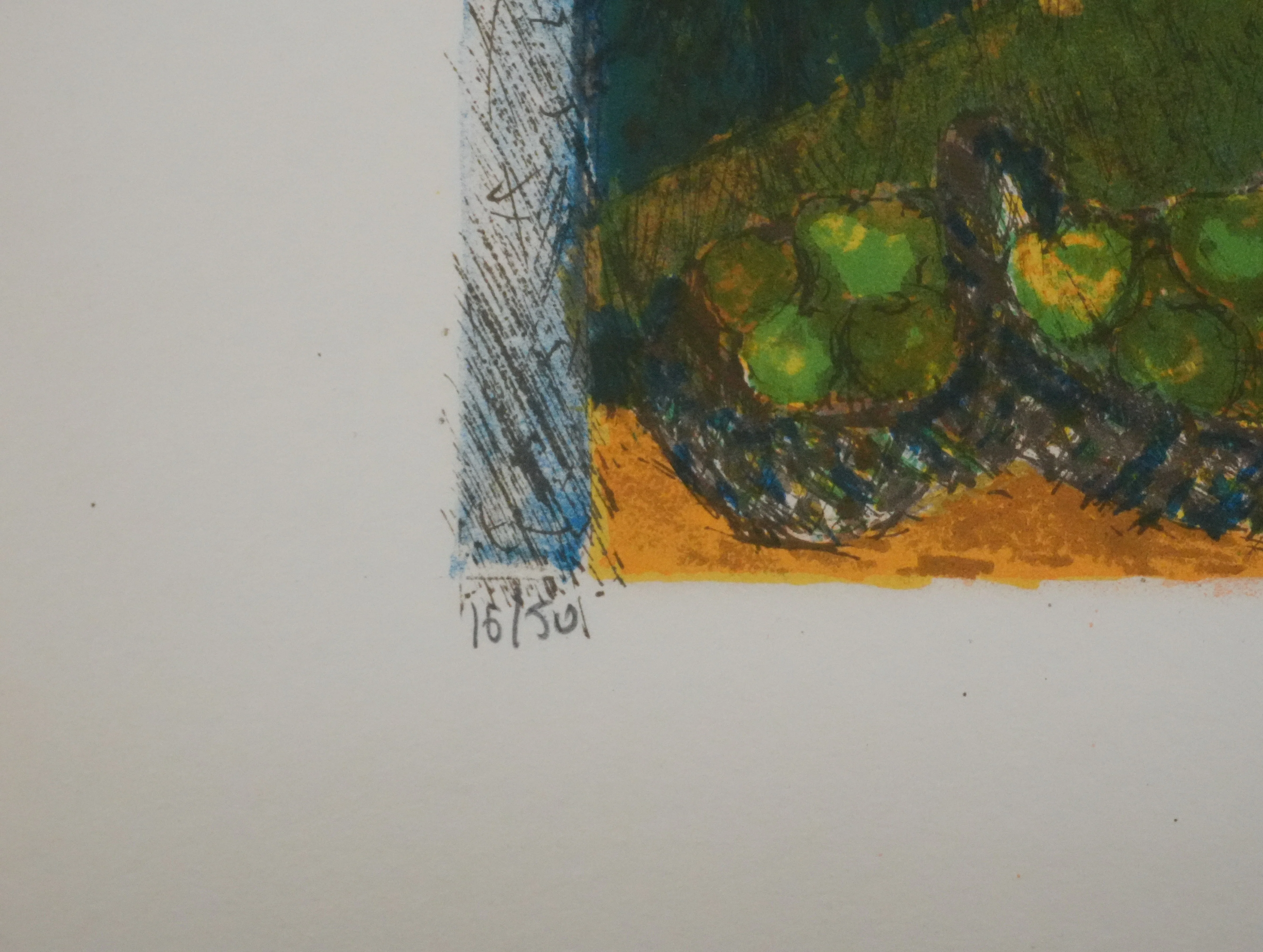 Guy BARDONE : Fenêtre aux fruits, Lithographie originale signée - Image 9