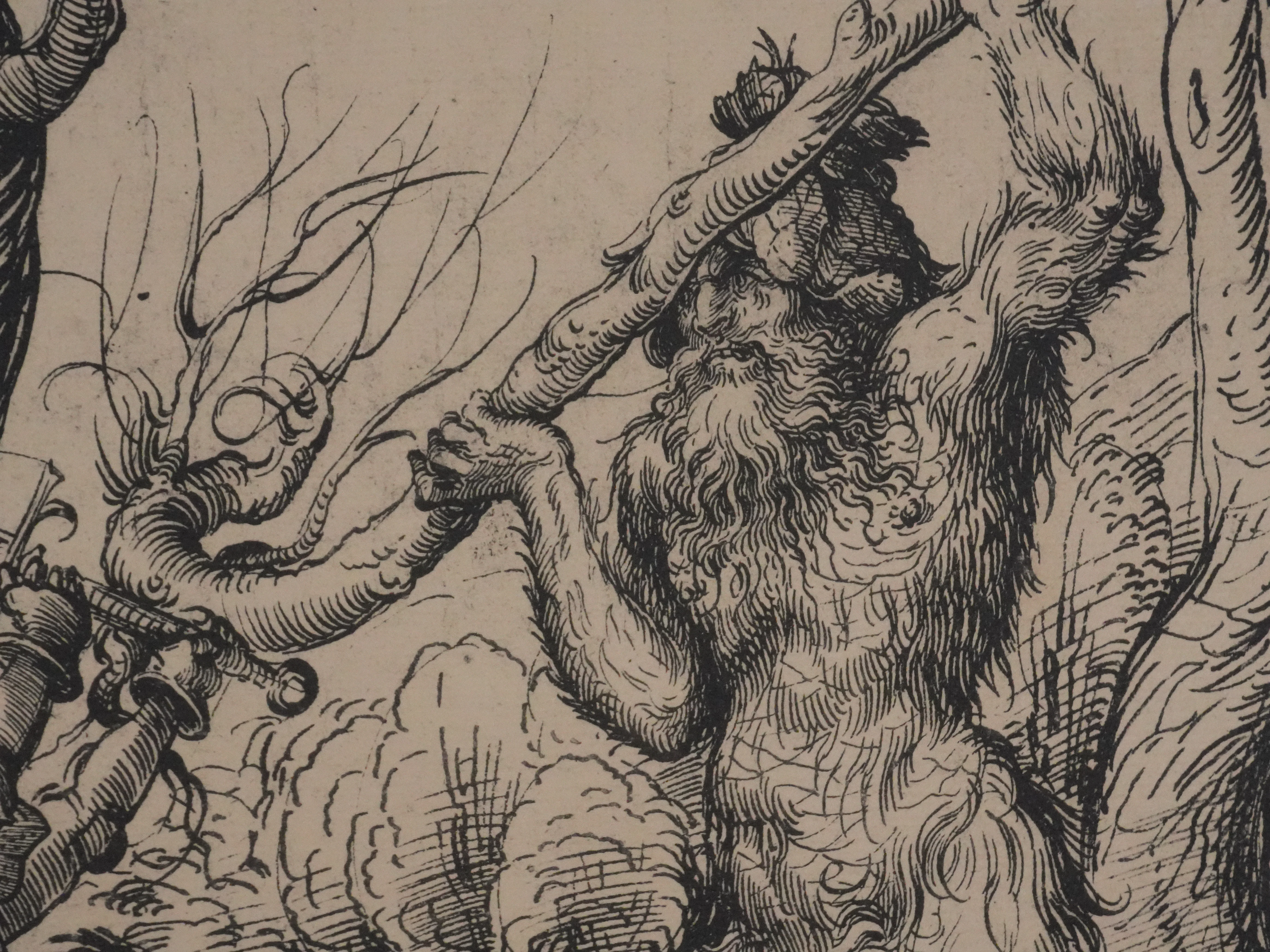 Hans BURGKMAIR : Le chevalier et l'homme sauvage, Lithographie et pochoir - Image 5