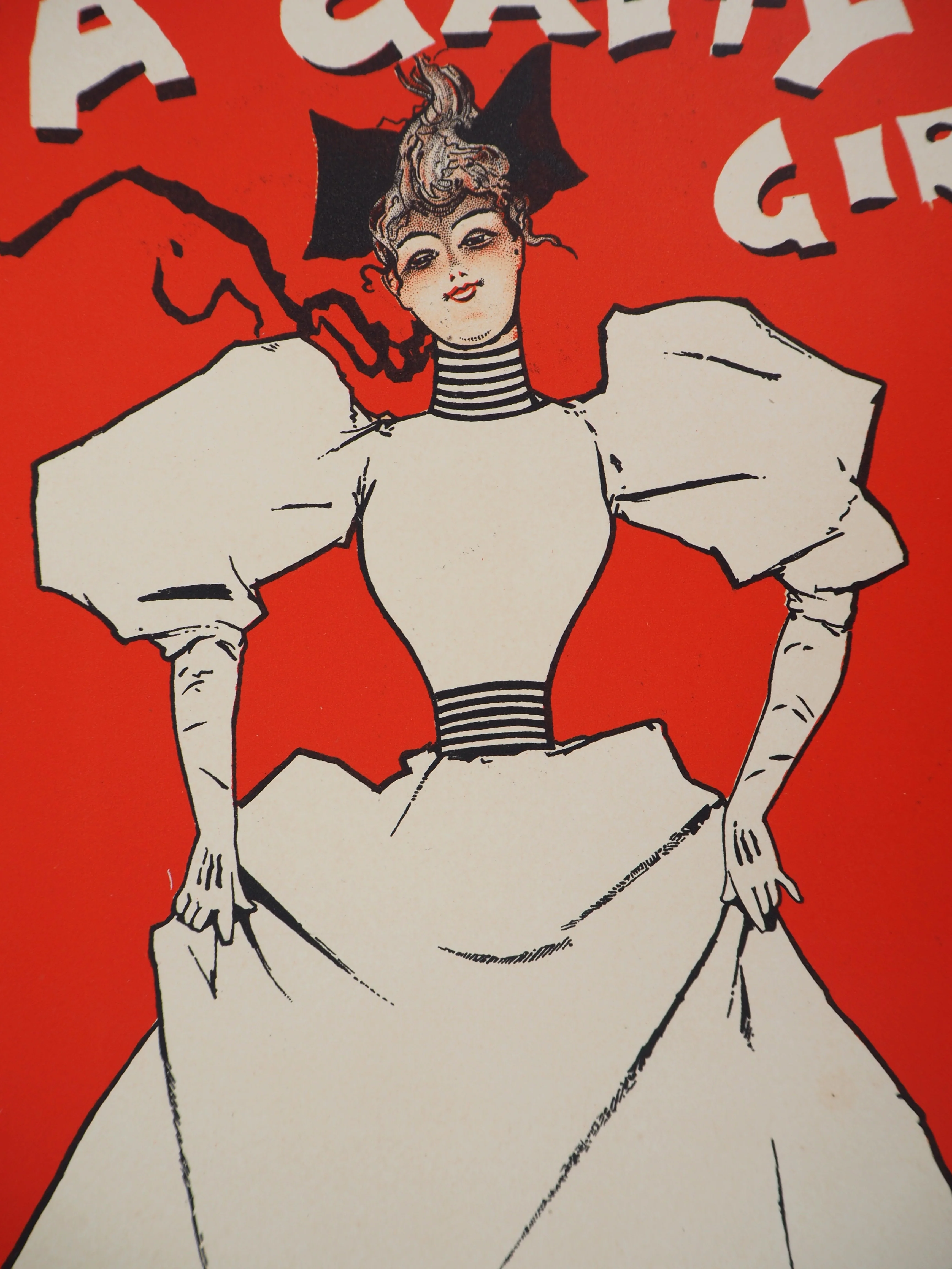 Dudley HARDY : Fille gaie, Lithographie originale signée - Image 4