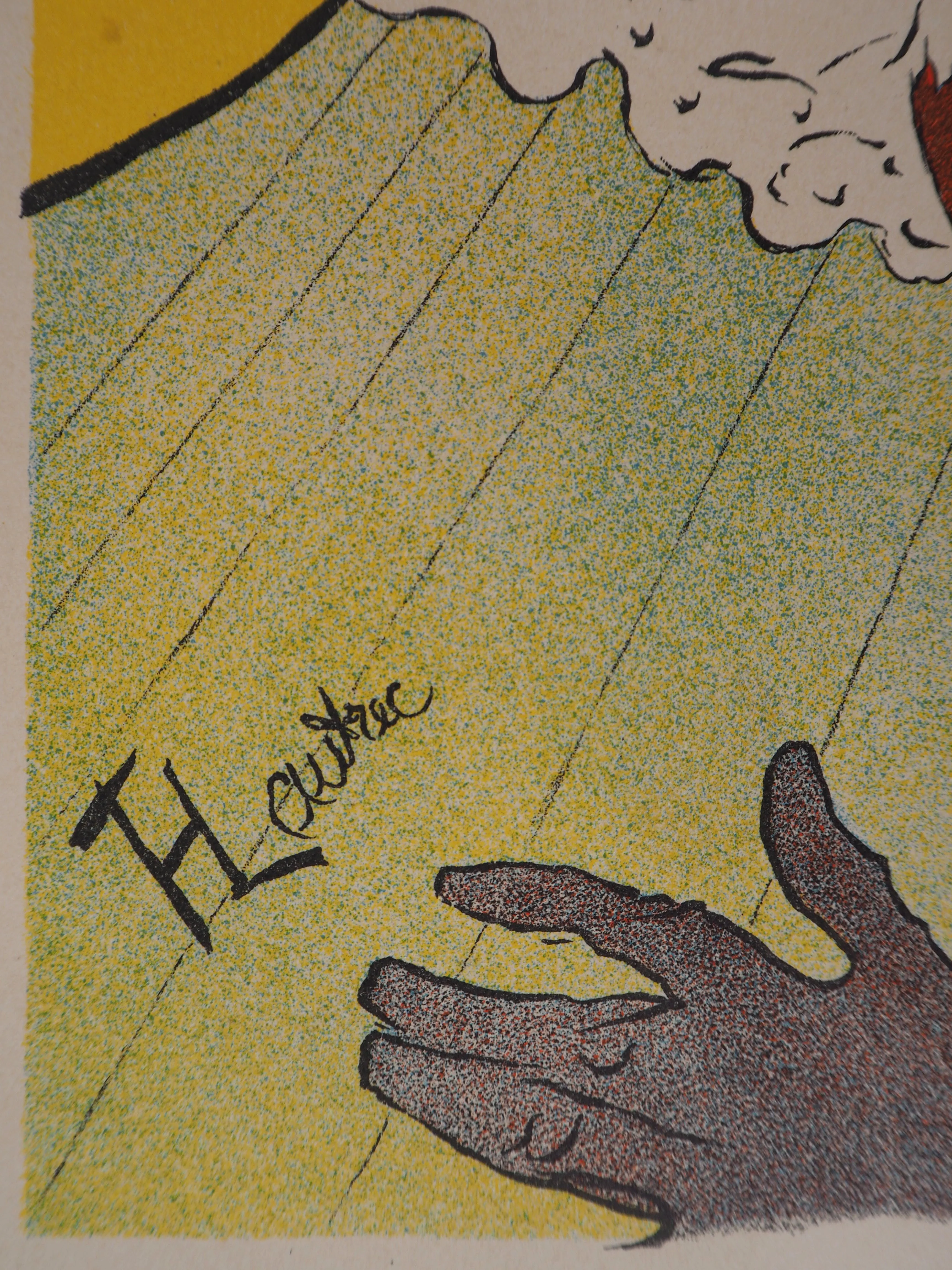 Henri DE TOULOUSE LAUTREC : Le Moulin Rouge, la Goulue, Lithographie signée - Image 3
