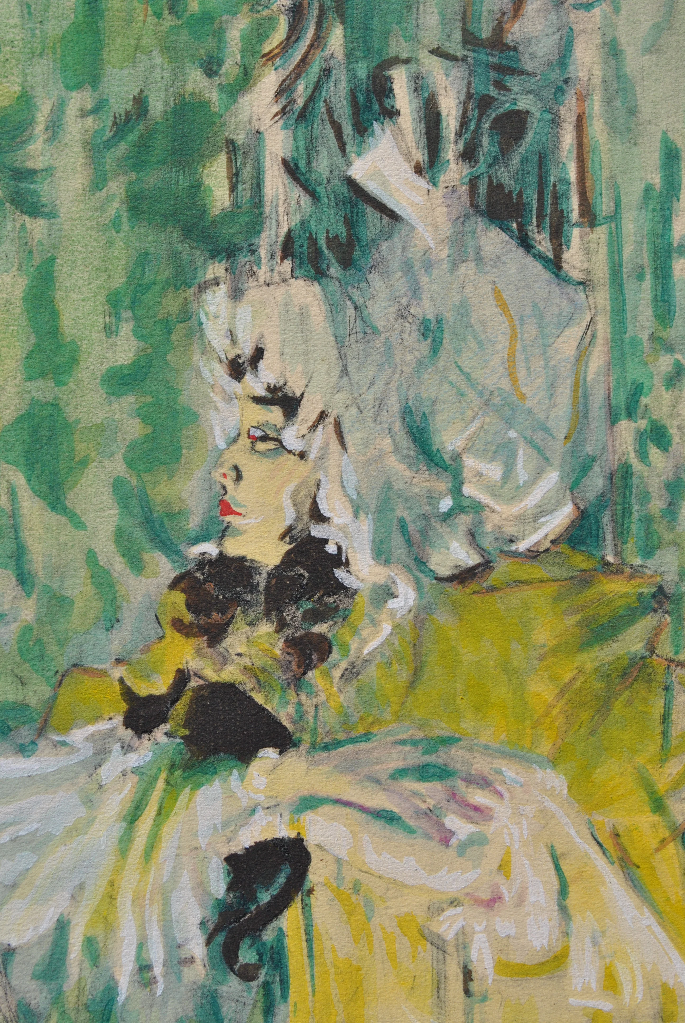 Henri DE TOULOUSE LAUTREC : May Milton, Gravure signée - Image 4