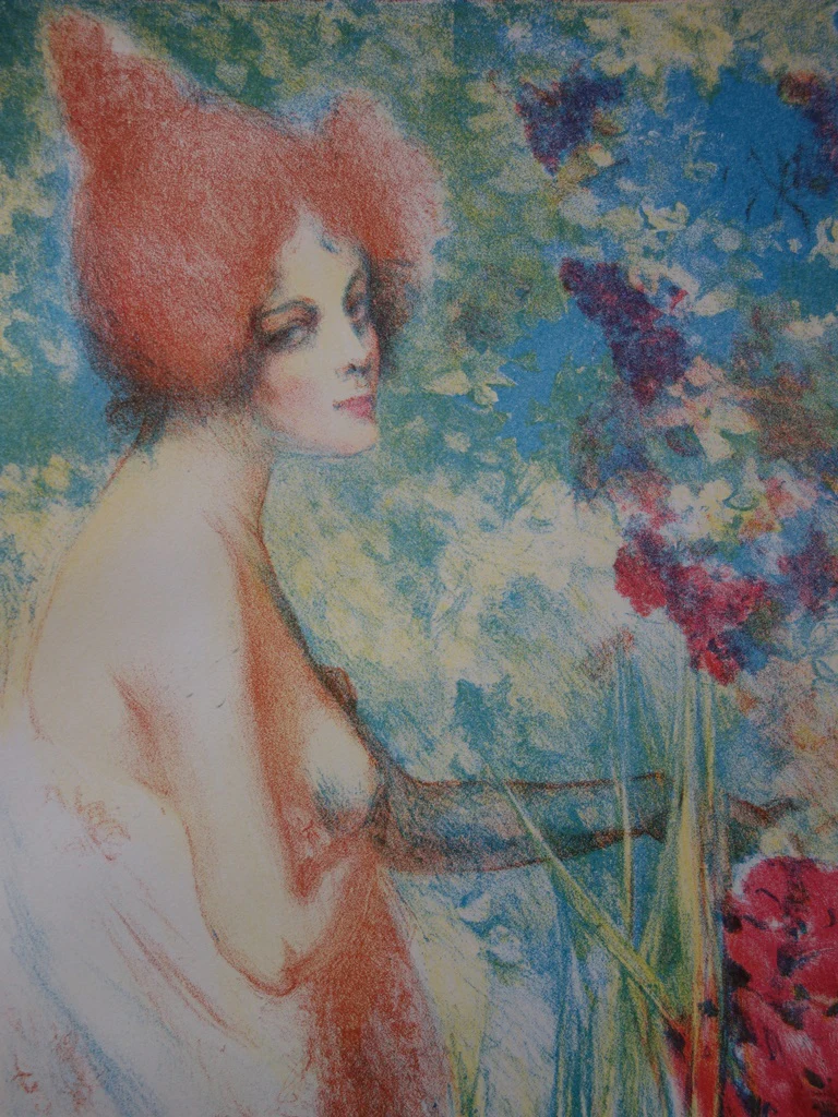 Henri HERAN : Fleur de mai, Lithographie originale signée - Image 4