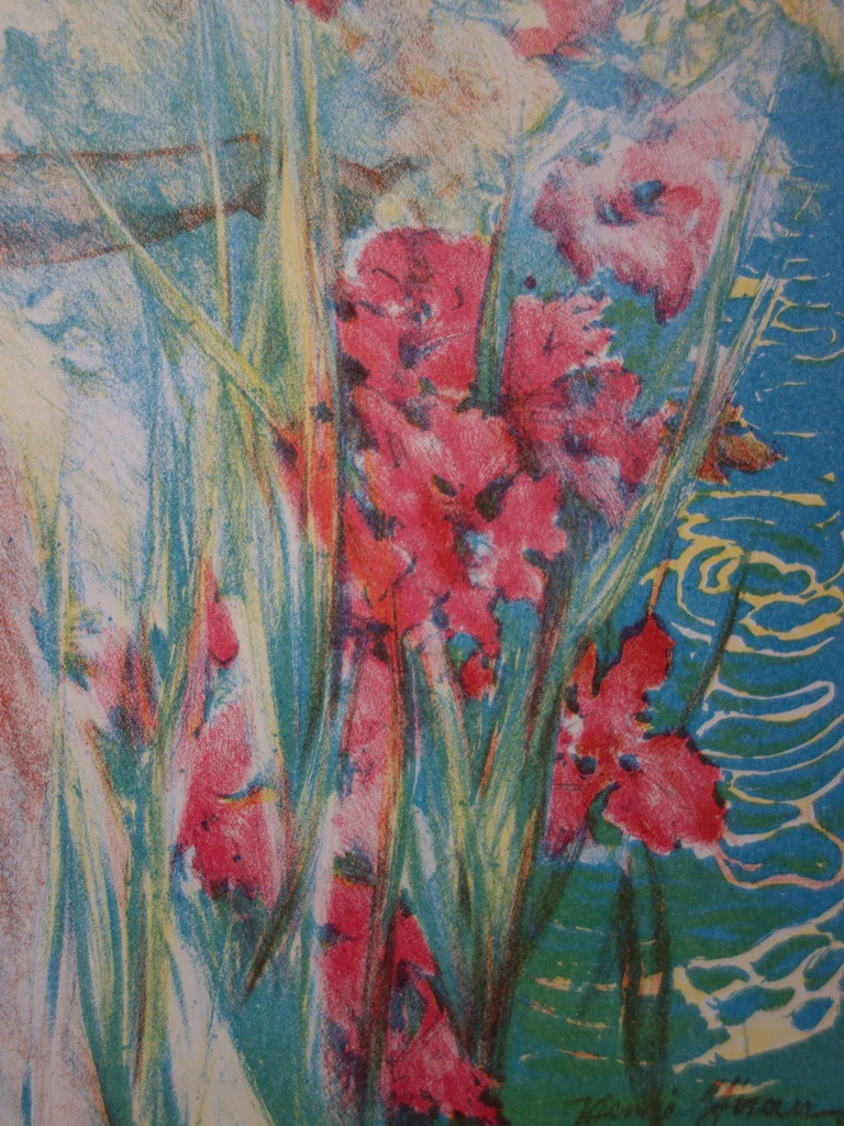 Henri HERAN : Fleur de mai, Lithographie originale signée - Image 5