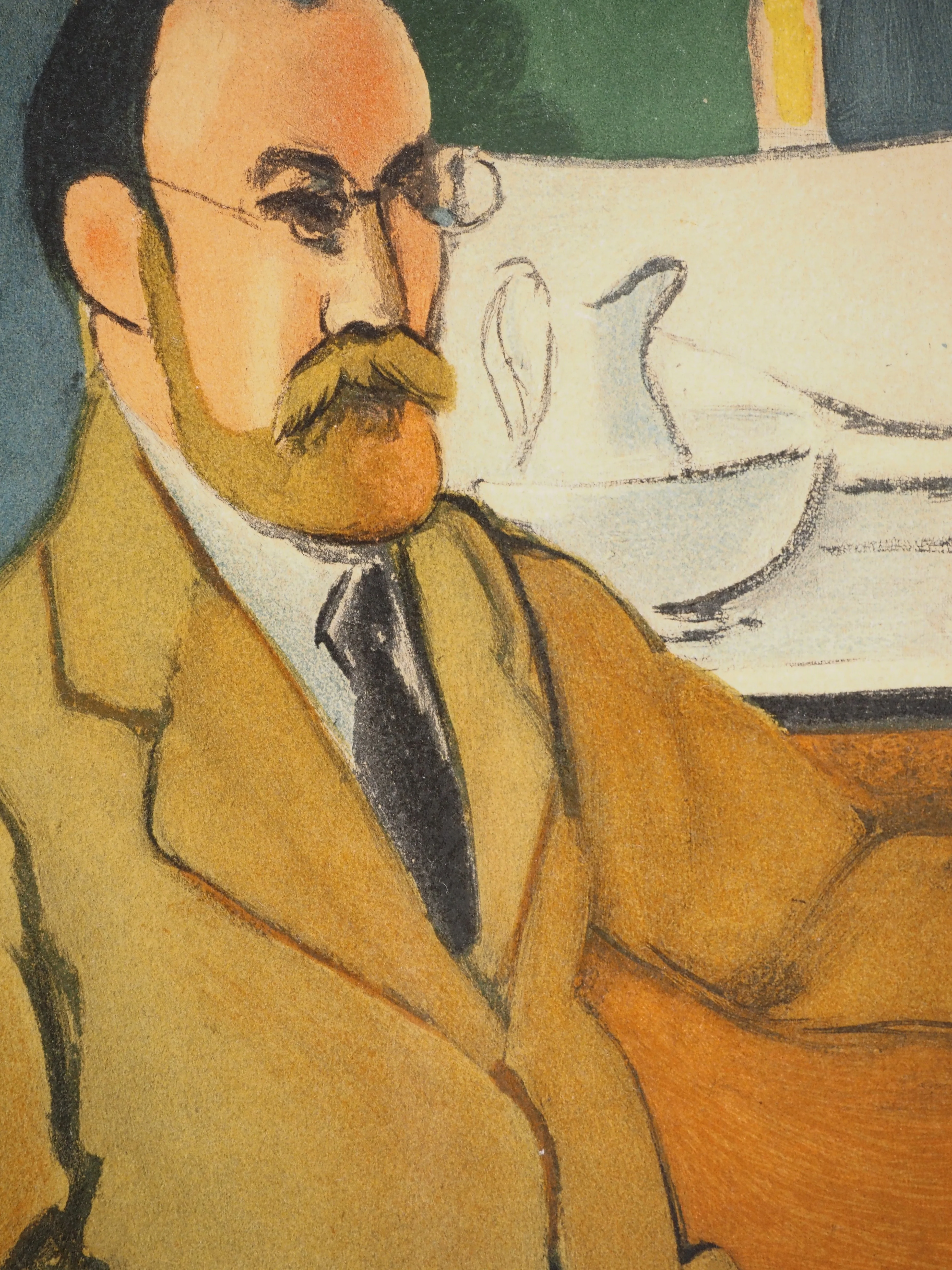 Henri MATISSE : Autoportrait dans l'atelier, Lithographie signée - Image 6