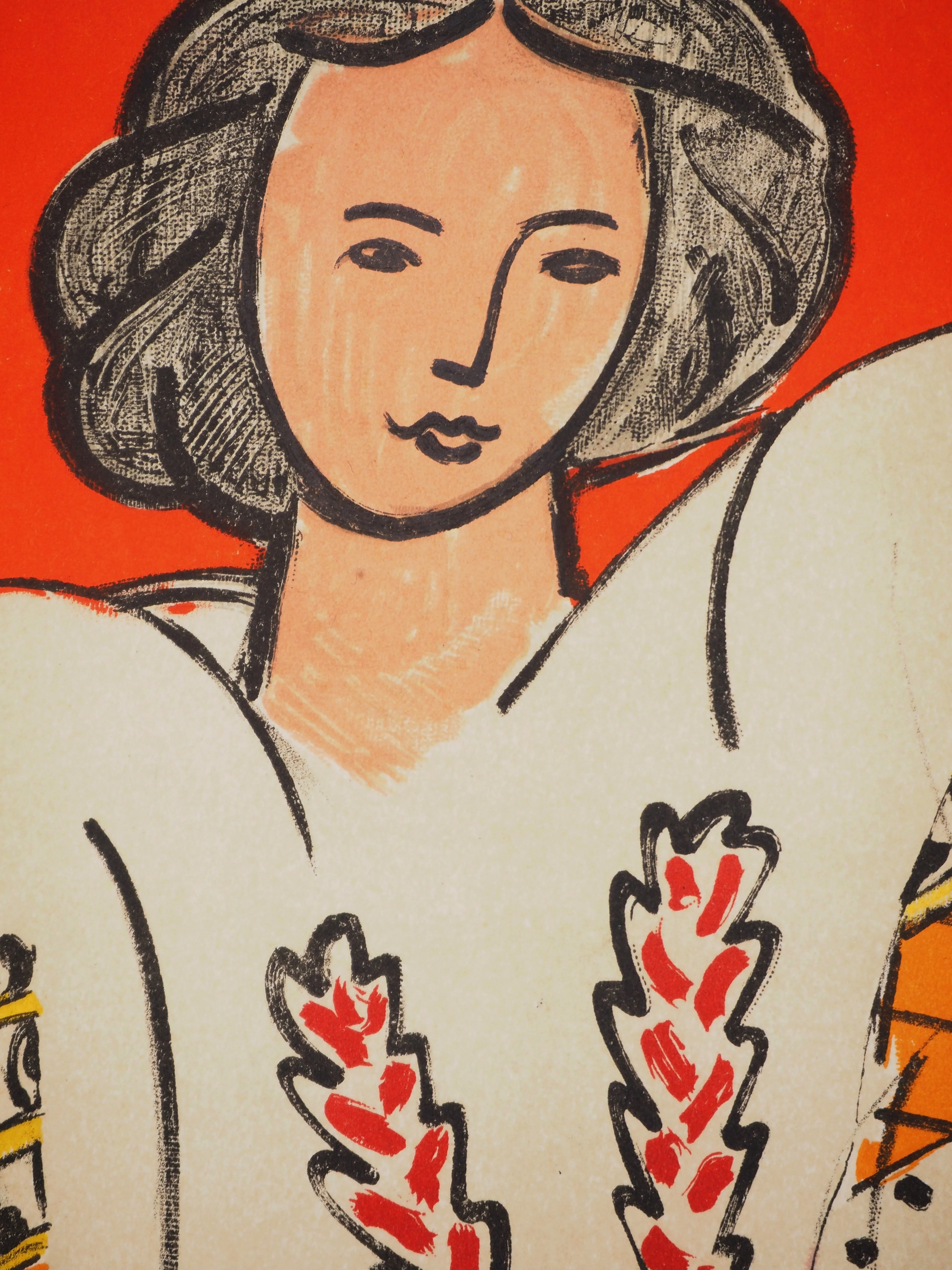 Henri MATISSE : La blouse roumaine, Lithographie signée - Image 4