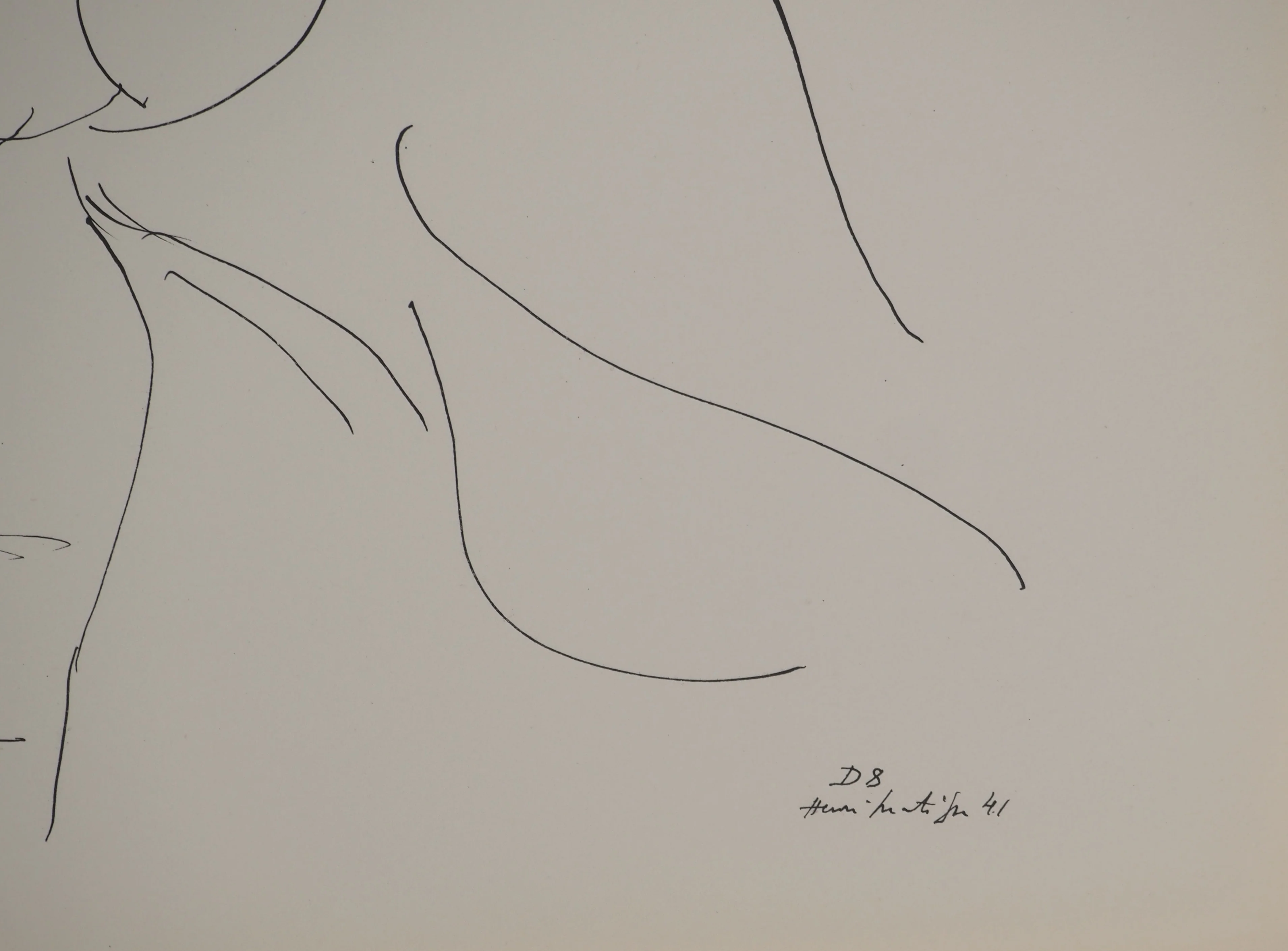 Henri MATISSE : La langoureuse, Lithographie signée - Image 2