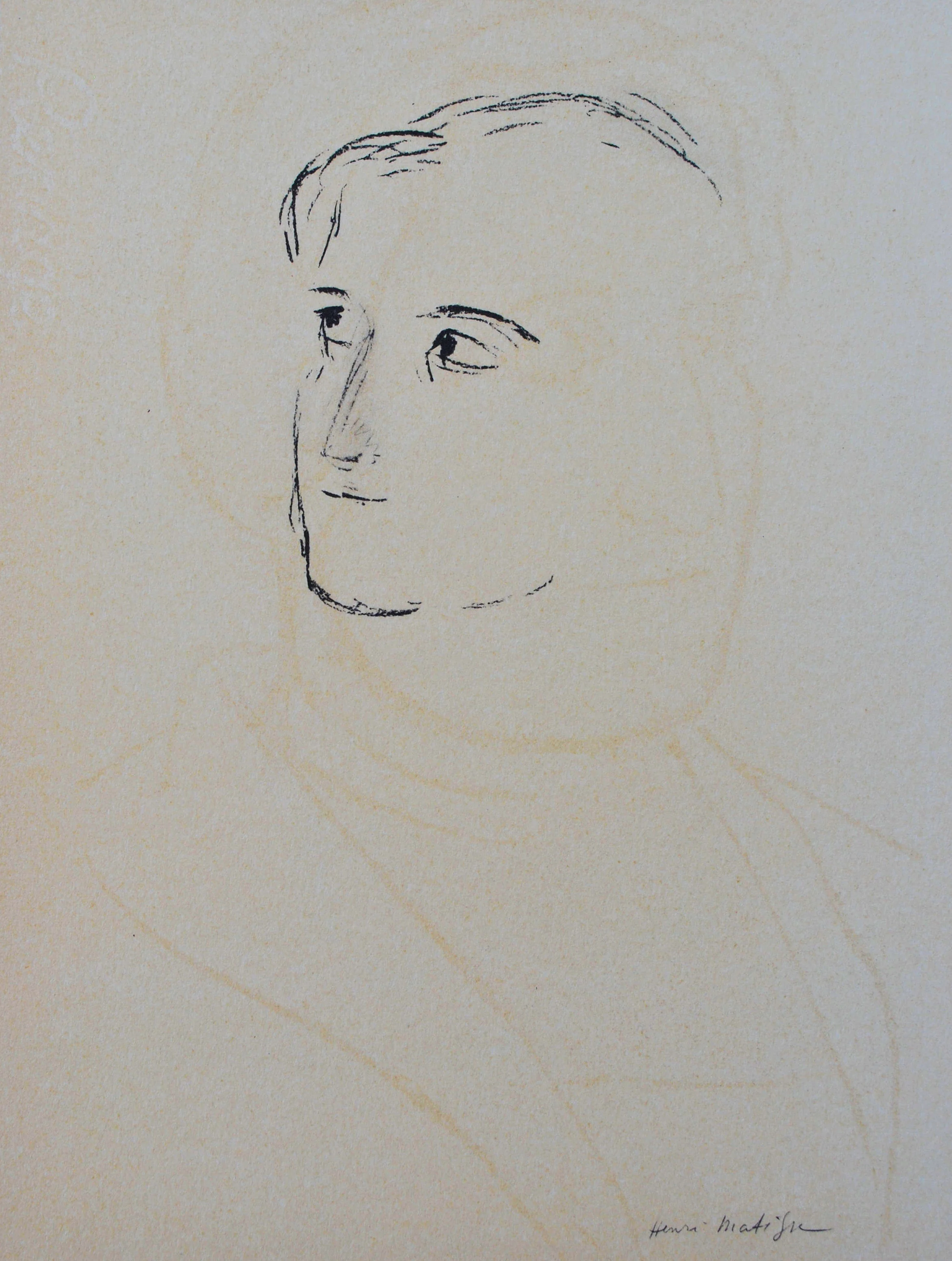 Henri MATISSE : Le rêveur, Lithographie signée - Image 2