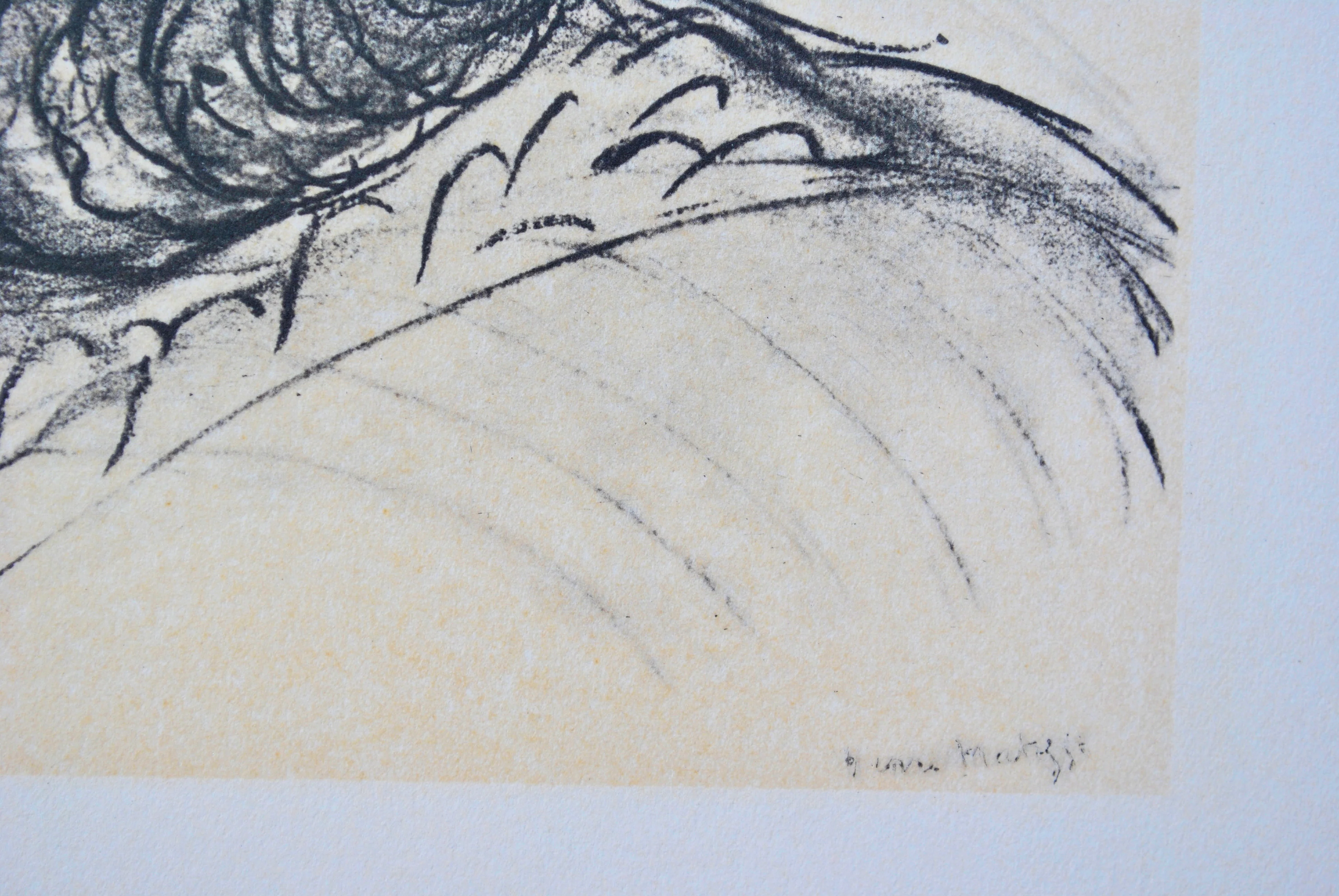 Henri MATISSE : Le rêveur, Lithographie signée - Image 8