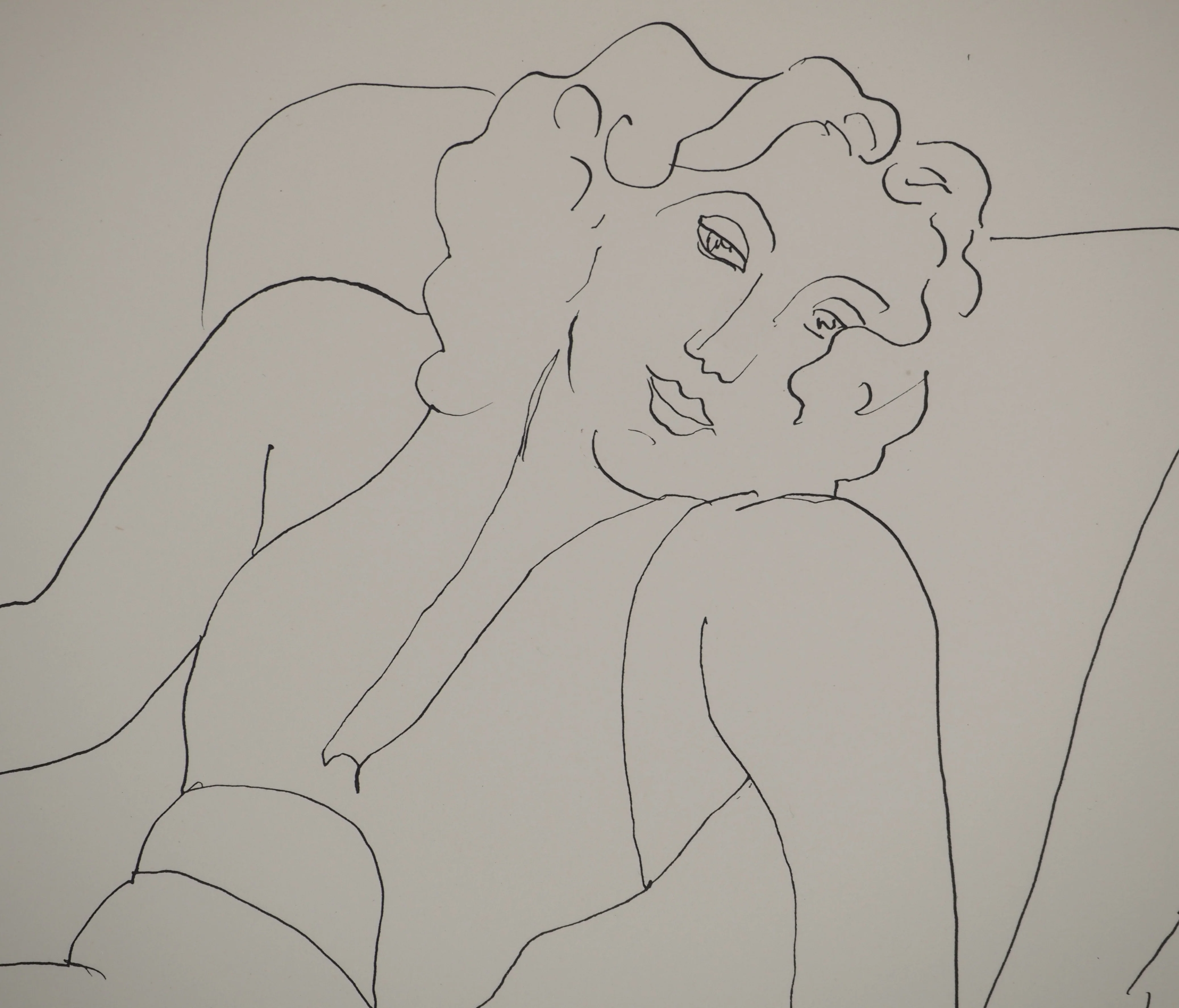 Henri MATISSE : Portrait au fauteuil, Lithographie signée - Image 4