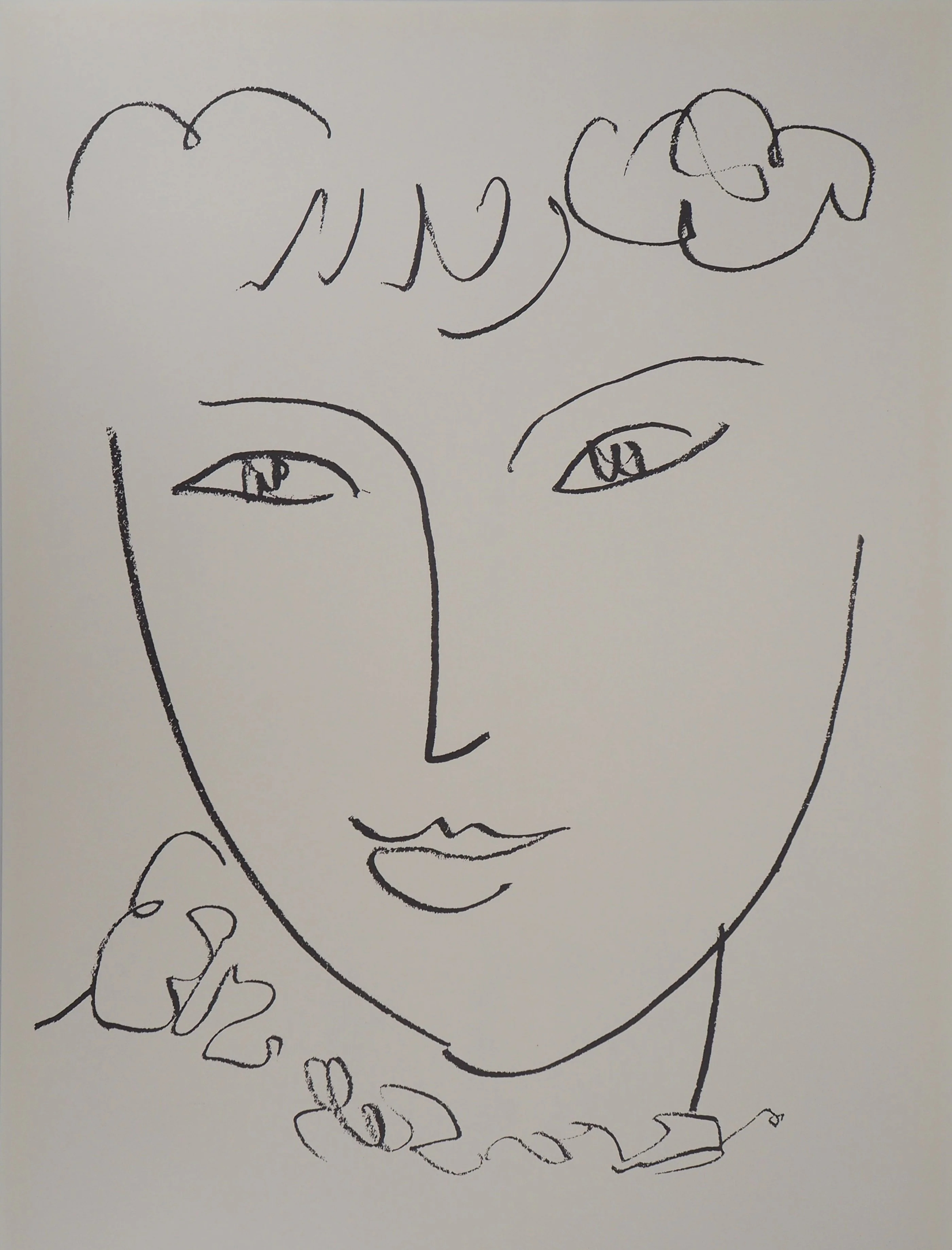 Henri MATISSE : Portrait de La Pompadour, Affiche d'époque en lithographie - Image 3