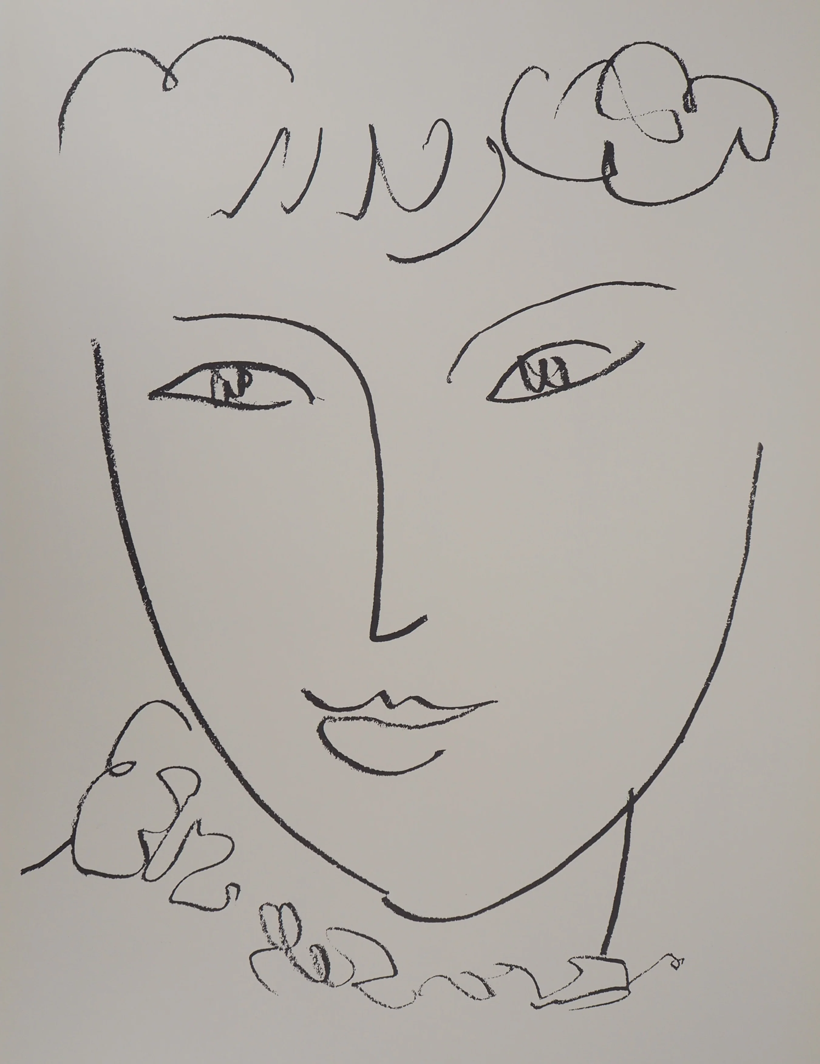 Henri MATISSE : Portrait de La Pompadour, Affiche d'époque en lithographie - Image 4