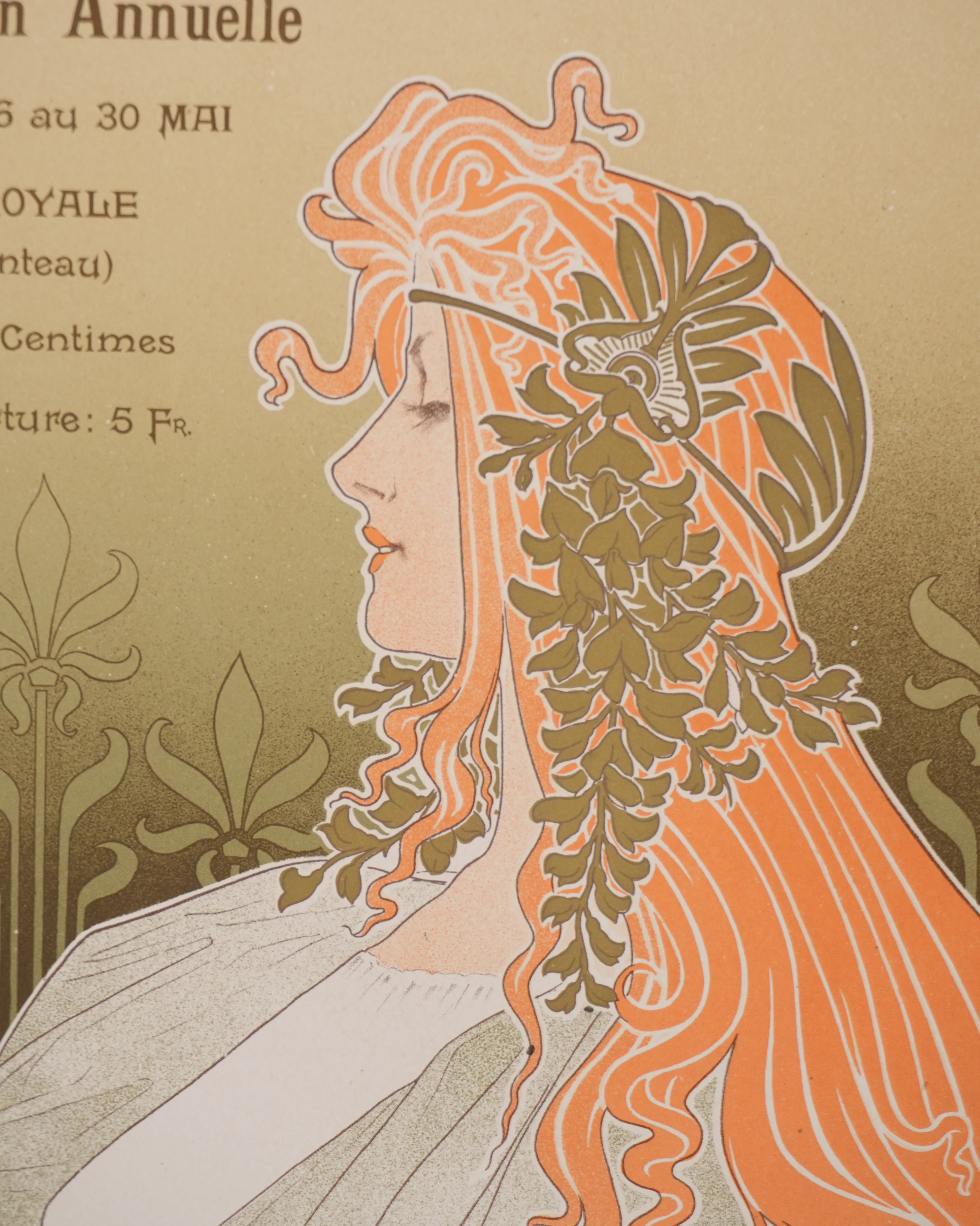 Henri PRIVAT-LIVEMONT : Cercle artistique, Lithographie originale signée - Image 5