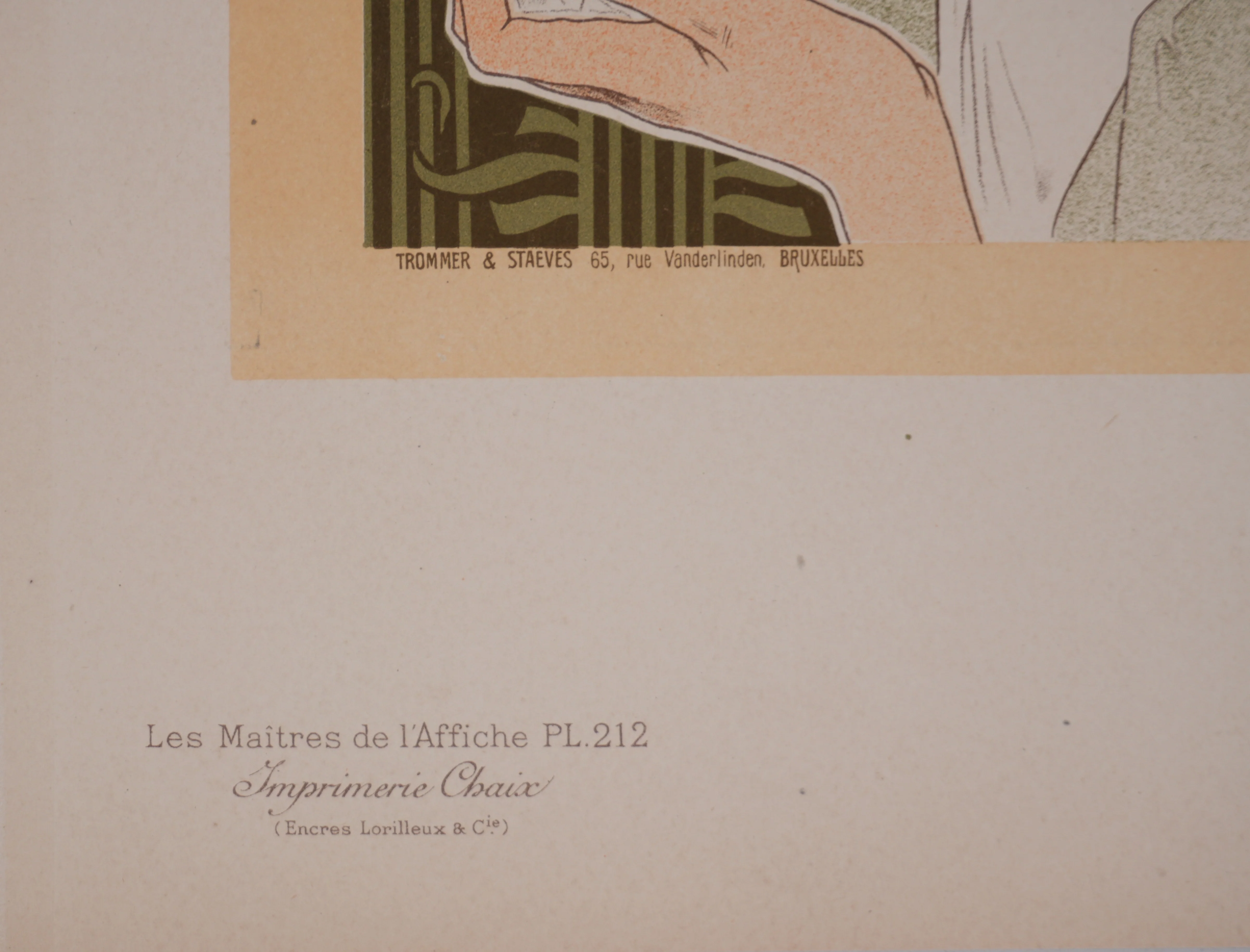 Henri PRIVAT-LIVEMONT : Cercle artistique, Lithographie originale signée - Image 8