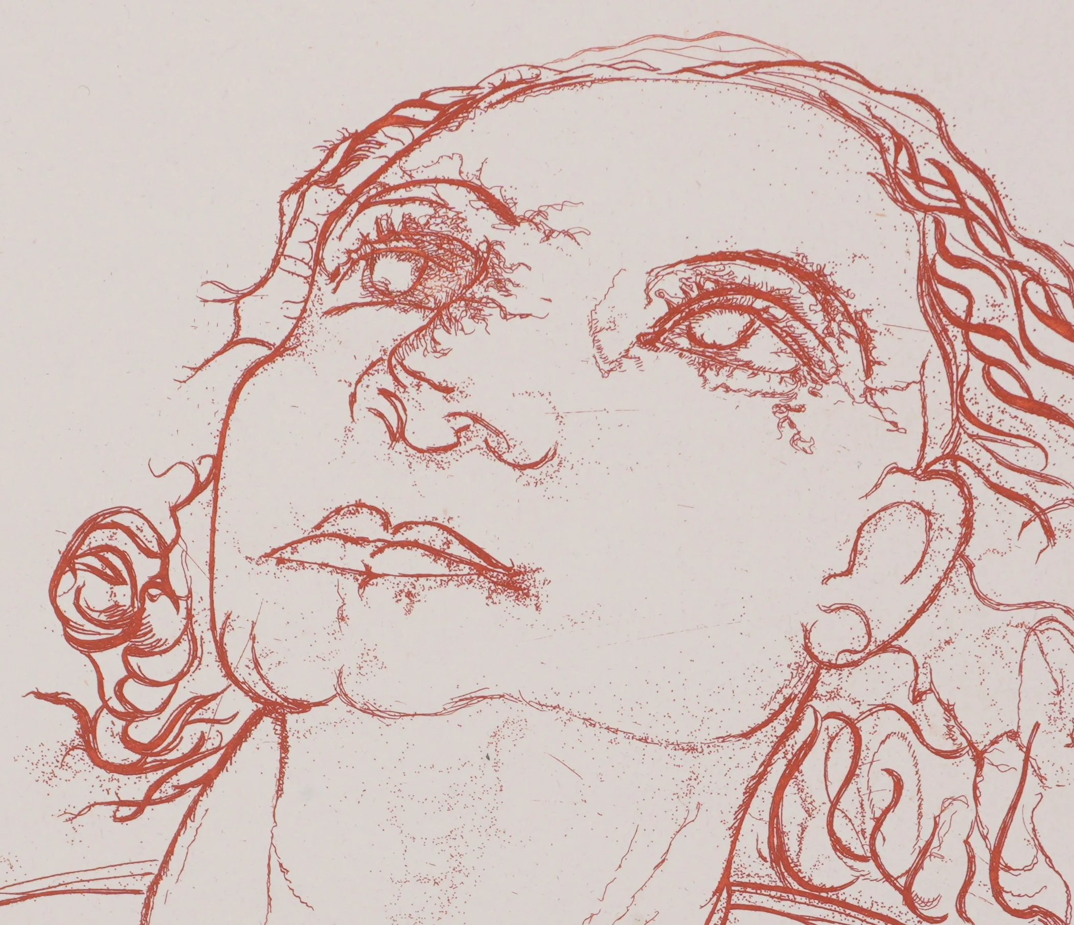 Henry de WAROQUIER : Femme pensive, Gravure originale signée - Image 4