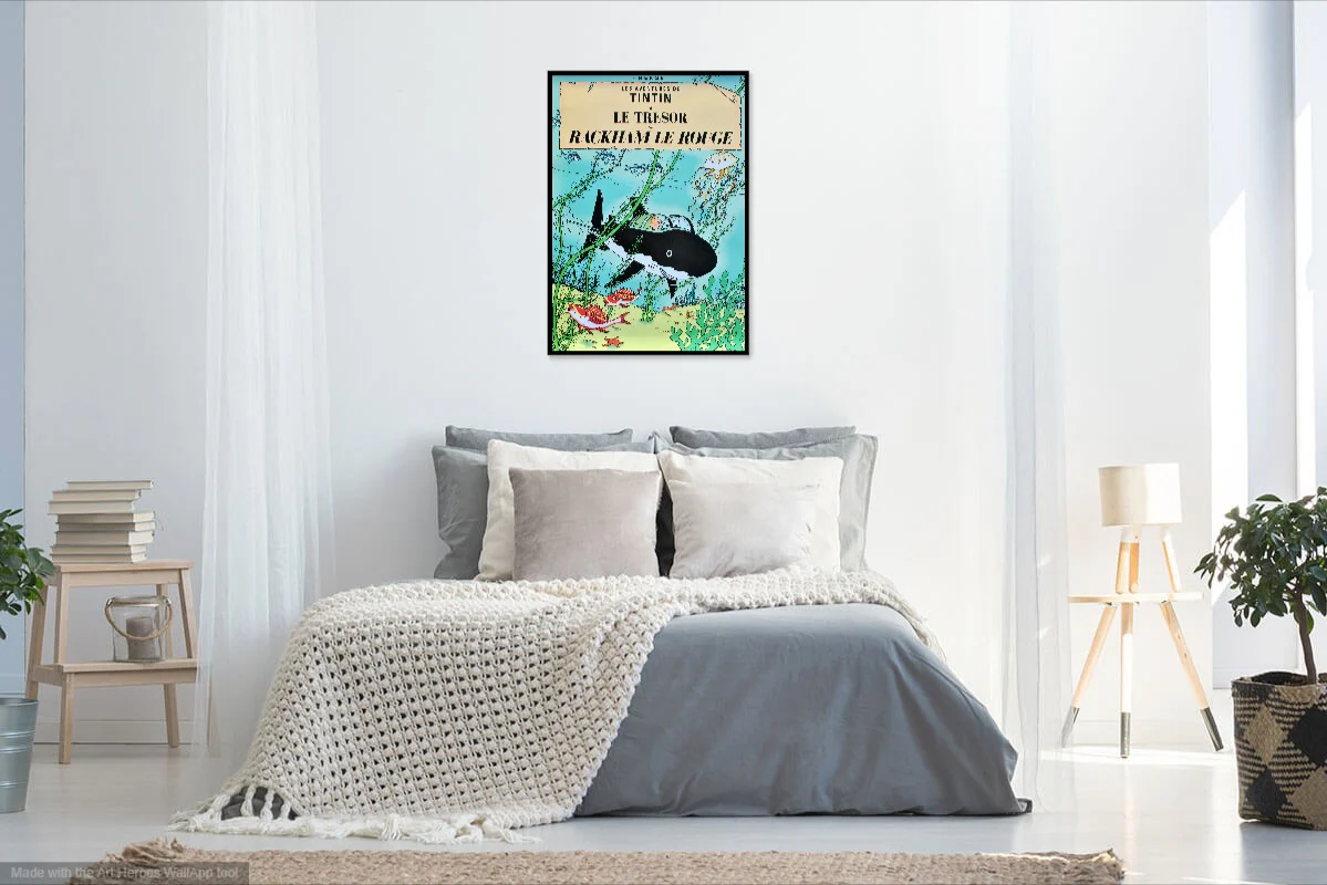 HERGE : Le trésor de Rackham le Rouge, Affiche originale - Image 2
