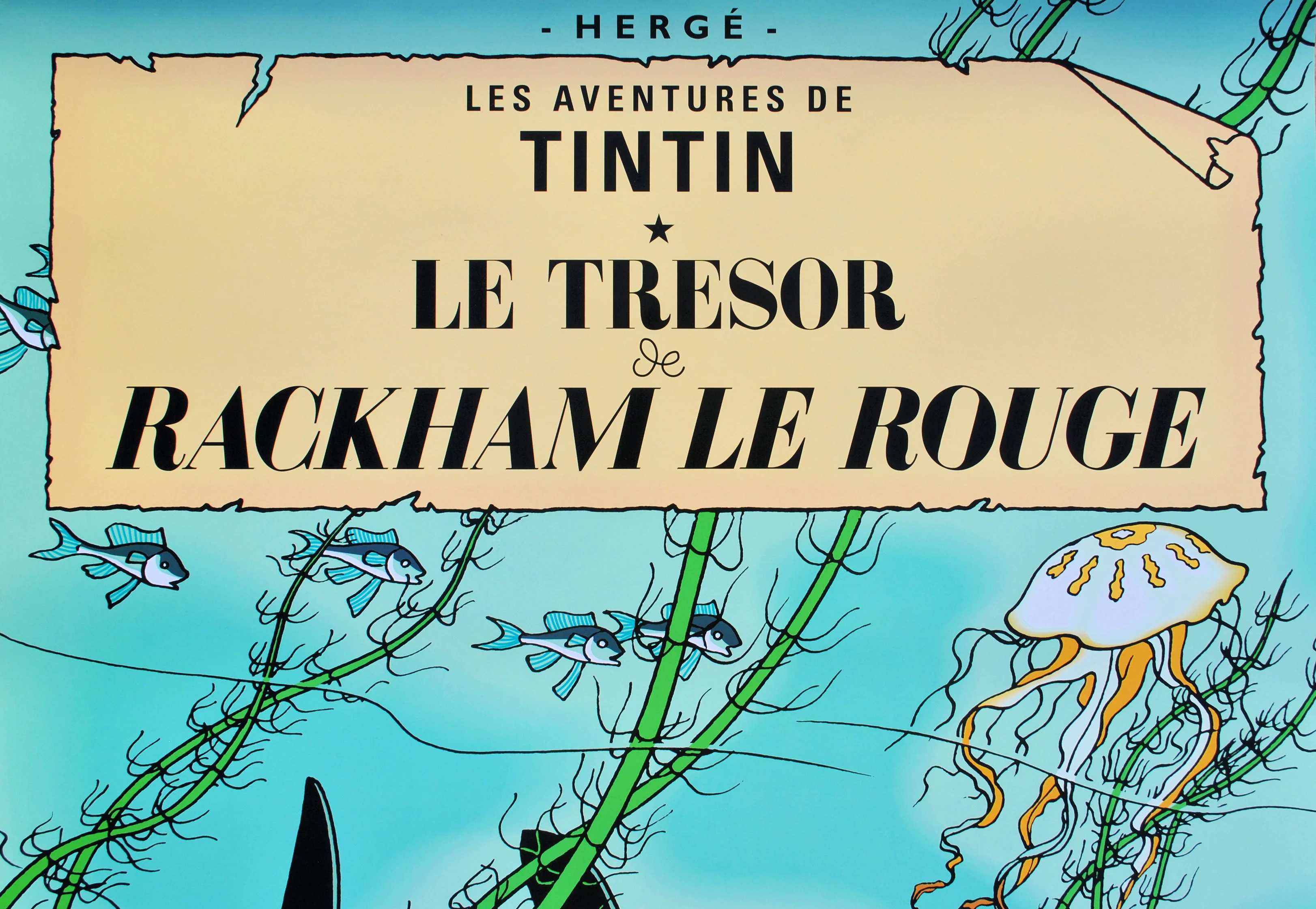 HERGE : Le trésor de Rackham le Rouge, Affiche originale - Image 3