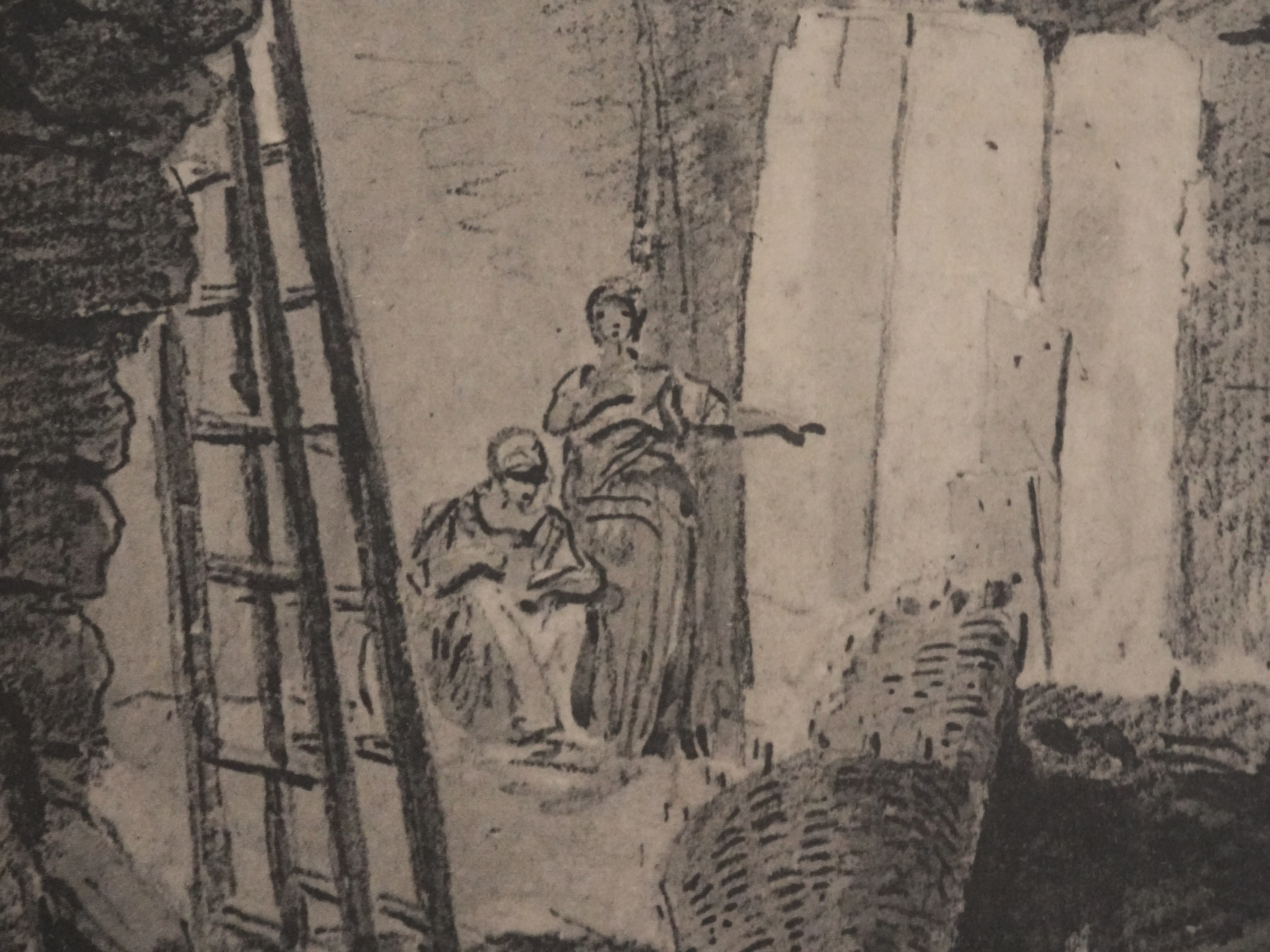 Hubert ROBERT : La ferme, Lithographie et pochoir - Image 4