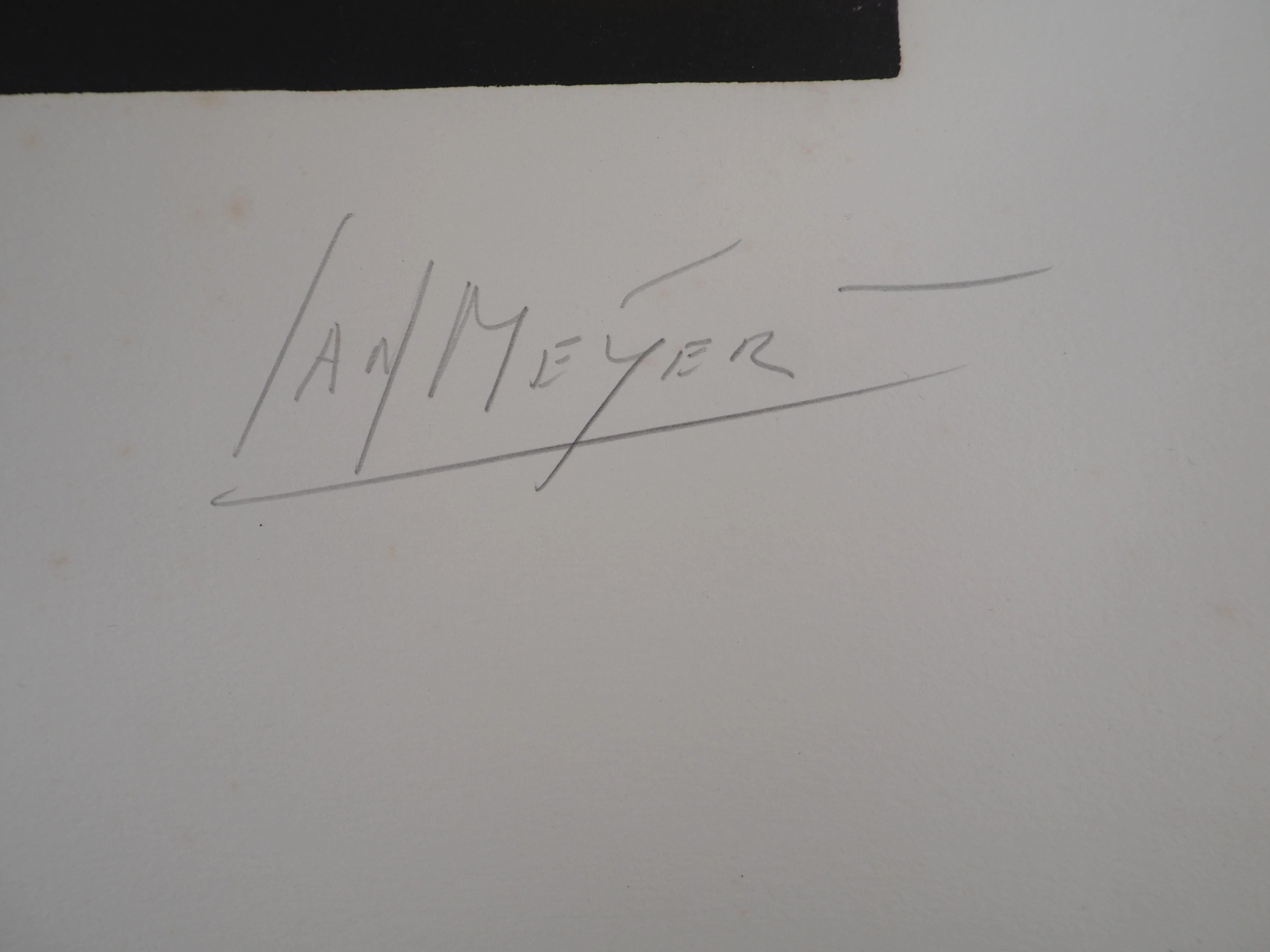 Jan MEIJER : L'immortalité, Gravure originale signée - Image 2