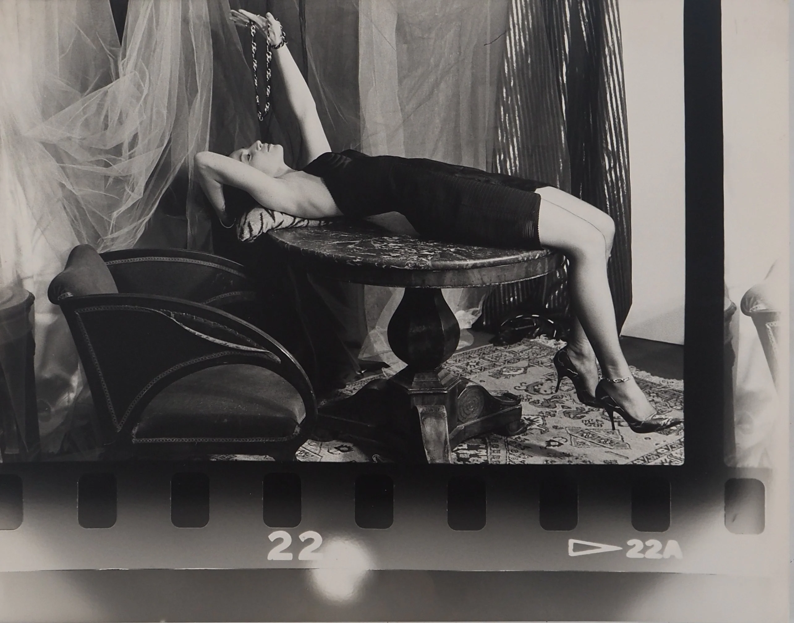 Irina IONESCO : Muse posant, Tirage argentique original