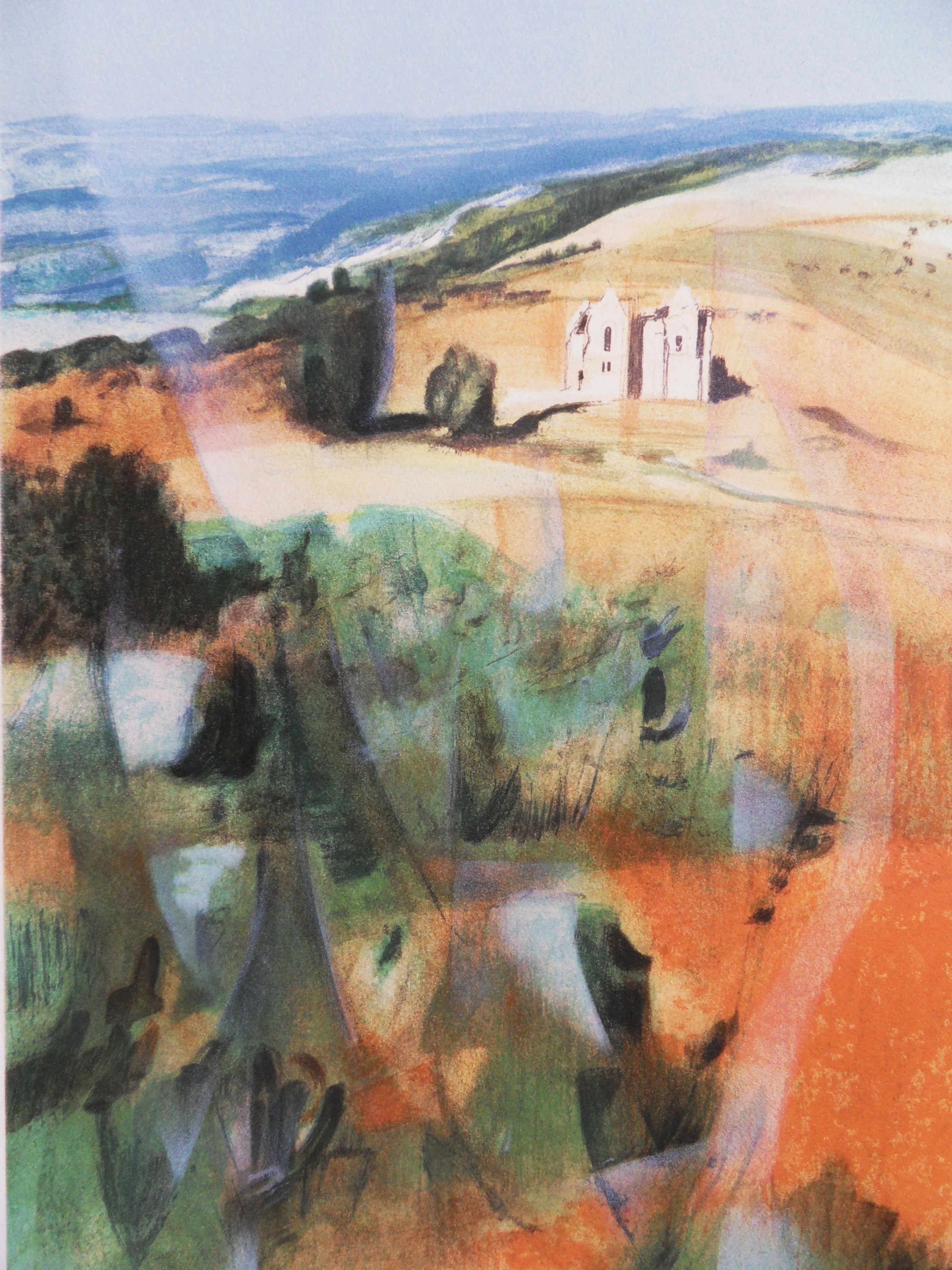 Jean-Baptiste VALADIE : La Chapelle du Mont Gargan, Lithographie originale signée - Image 3