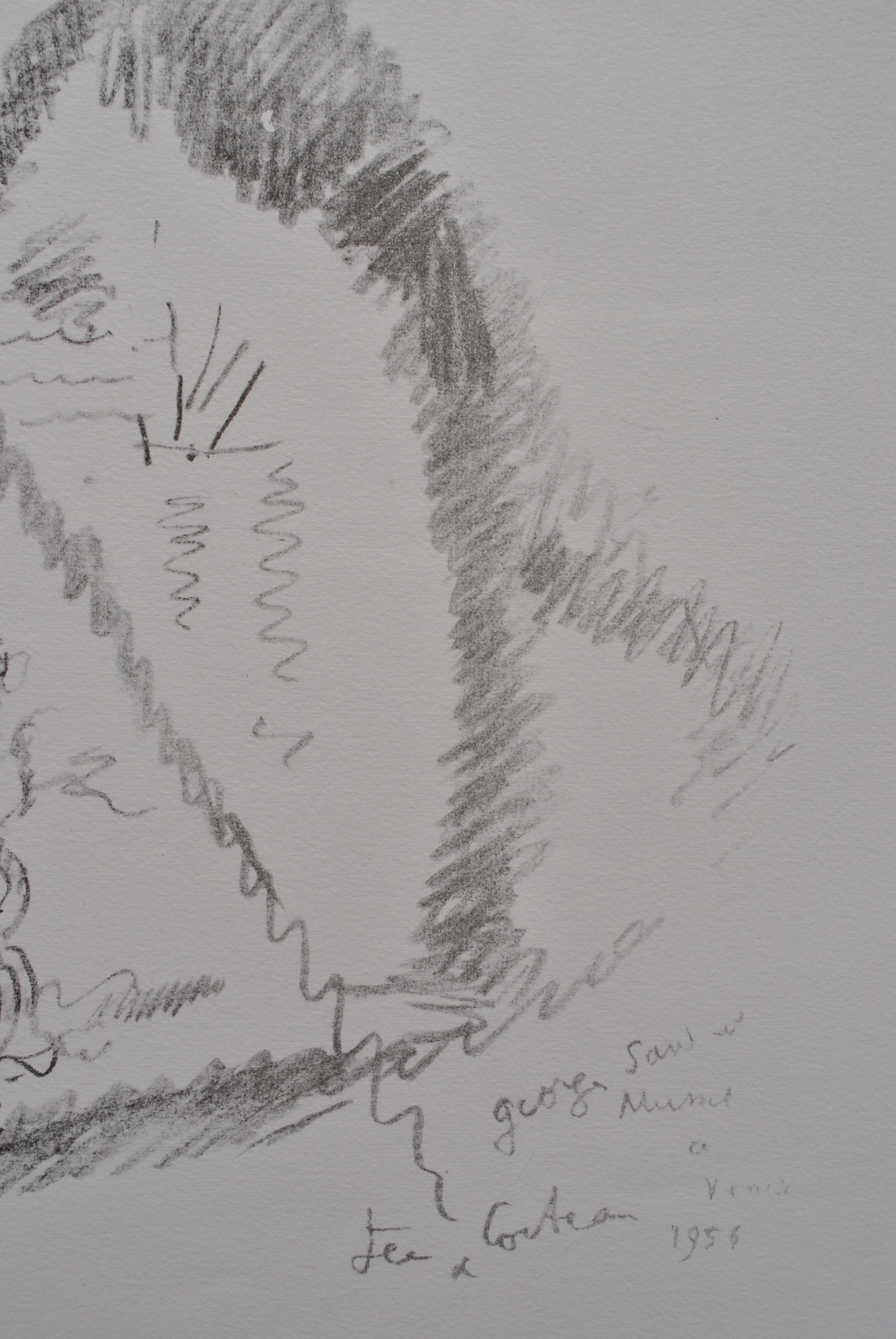 Jean COCTEAU : Couple à Venise, Lithographie originale signée - Image 9