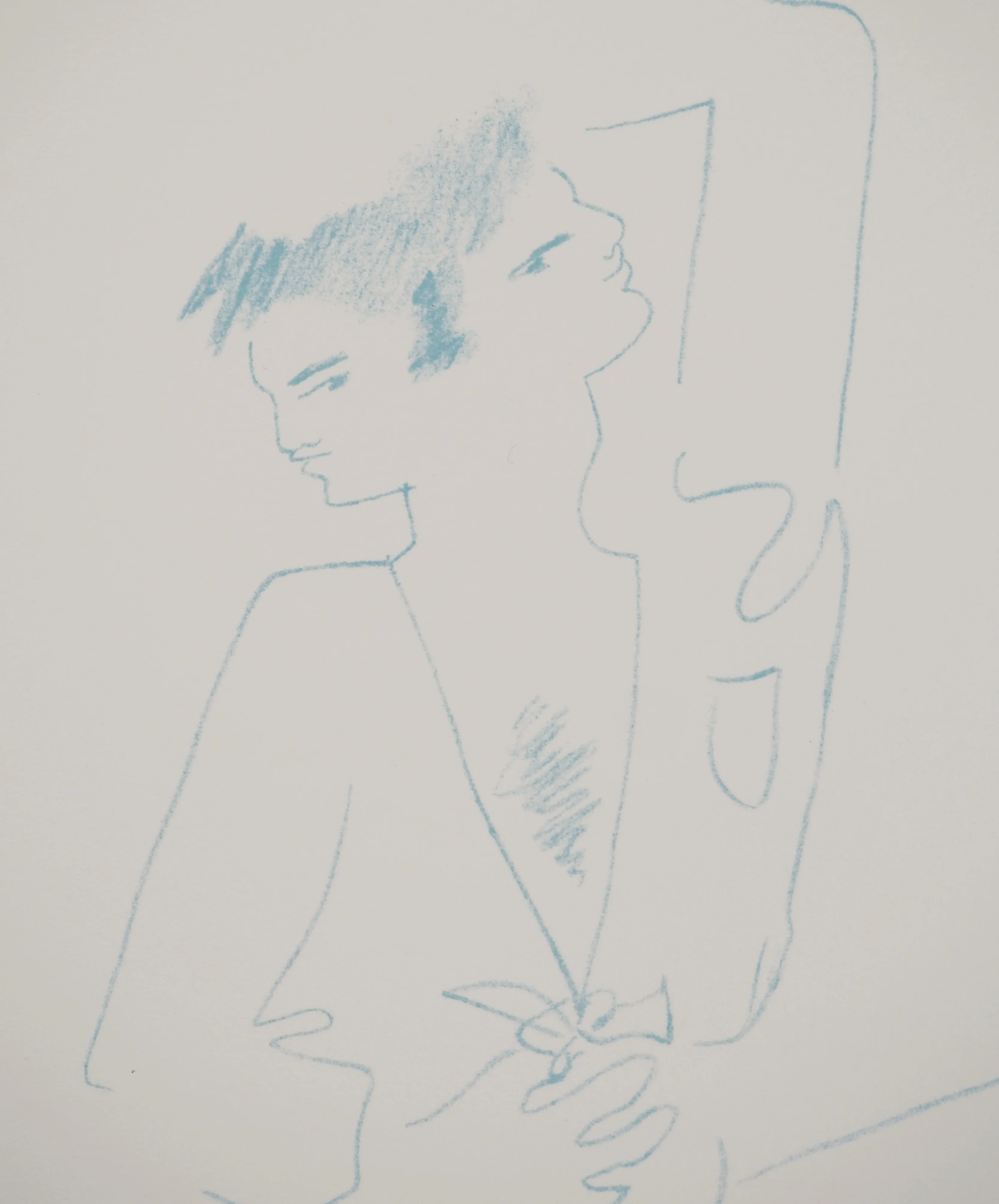 Jean COCTEAU : Dualité, Lithographie originale - Image 3