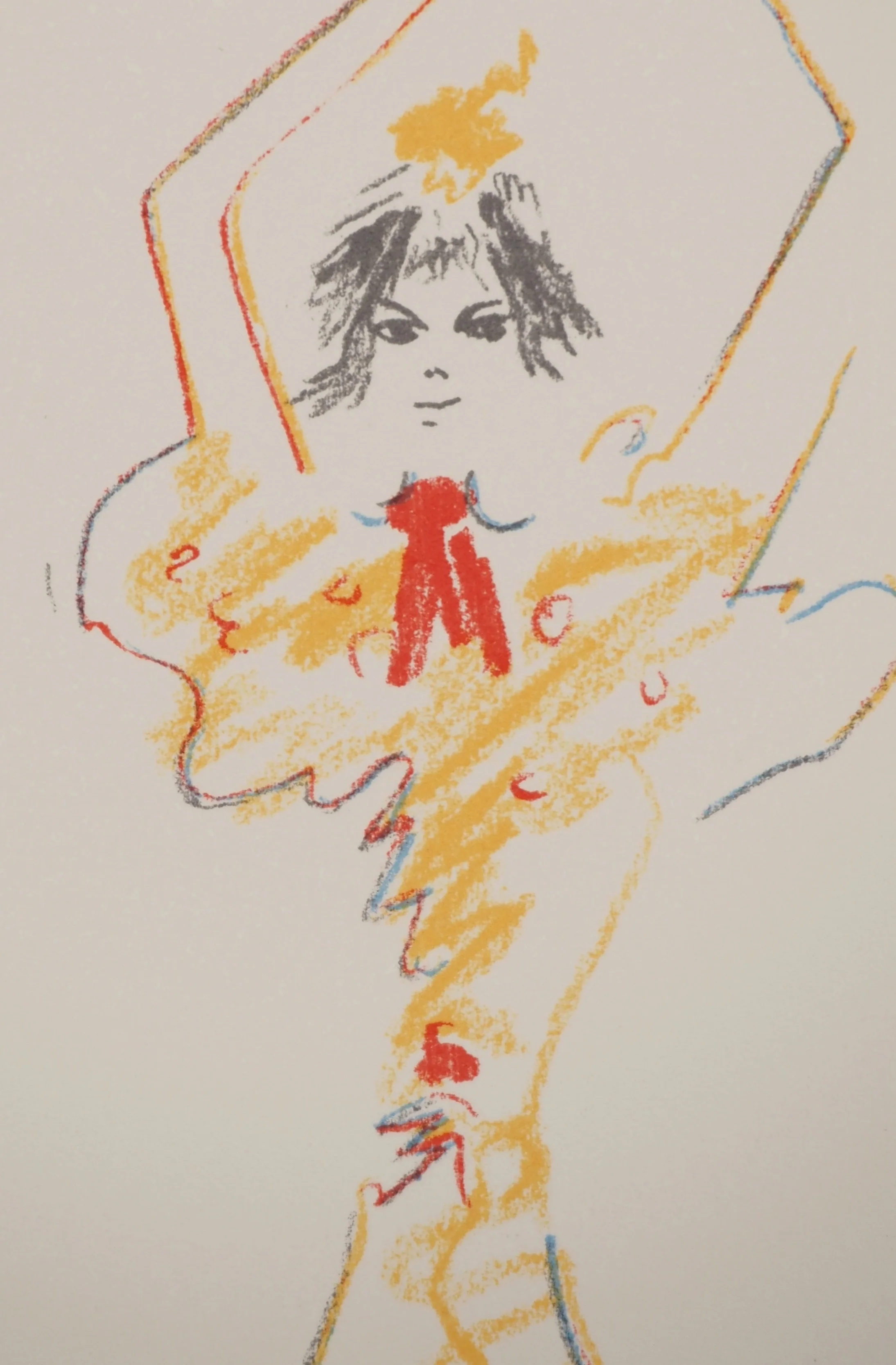 Jean COCTEAU : La Danseuse Espagnole, Lithographie originale signée - Image 4