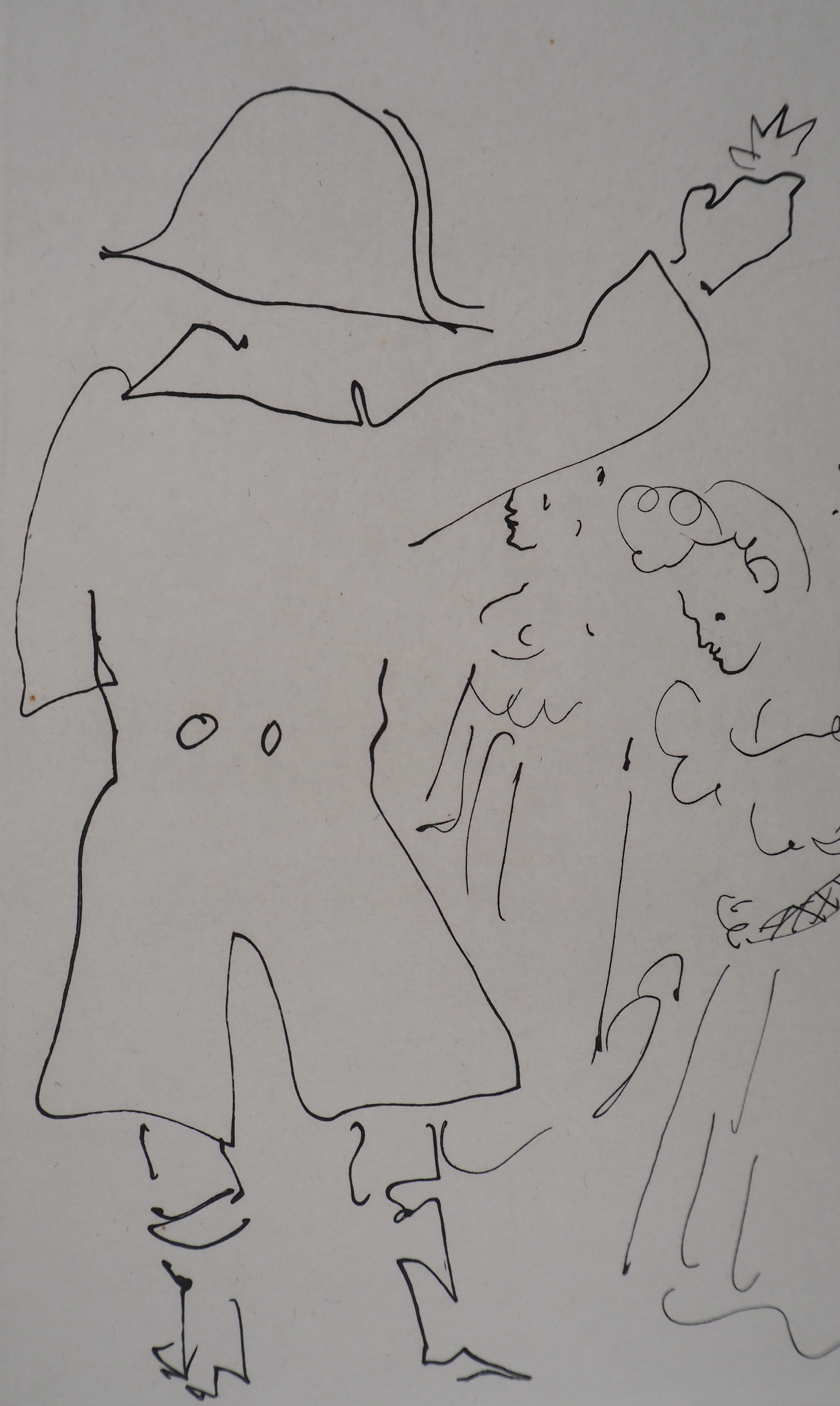 Jean COCTEAU : Le bal du comte d'Orgel, Le feu d'artifice, Gravure originale - Image 3