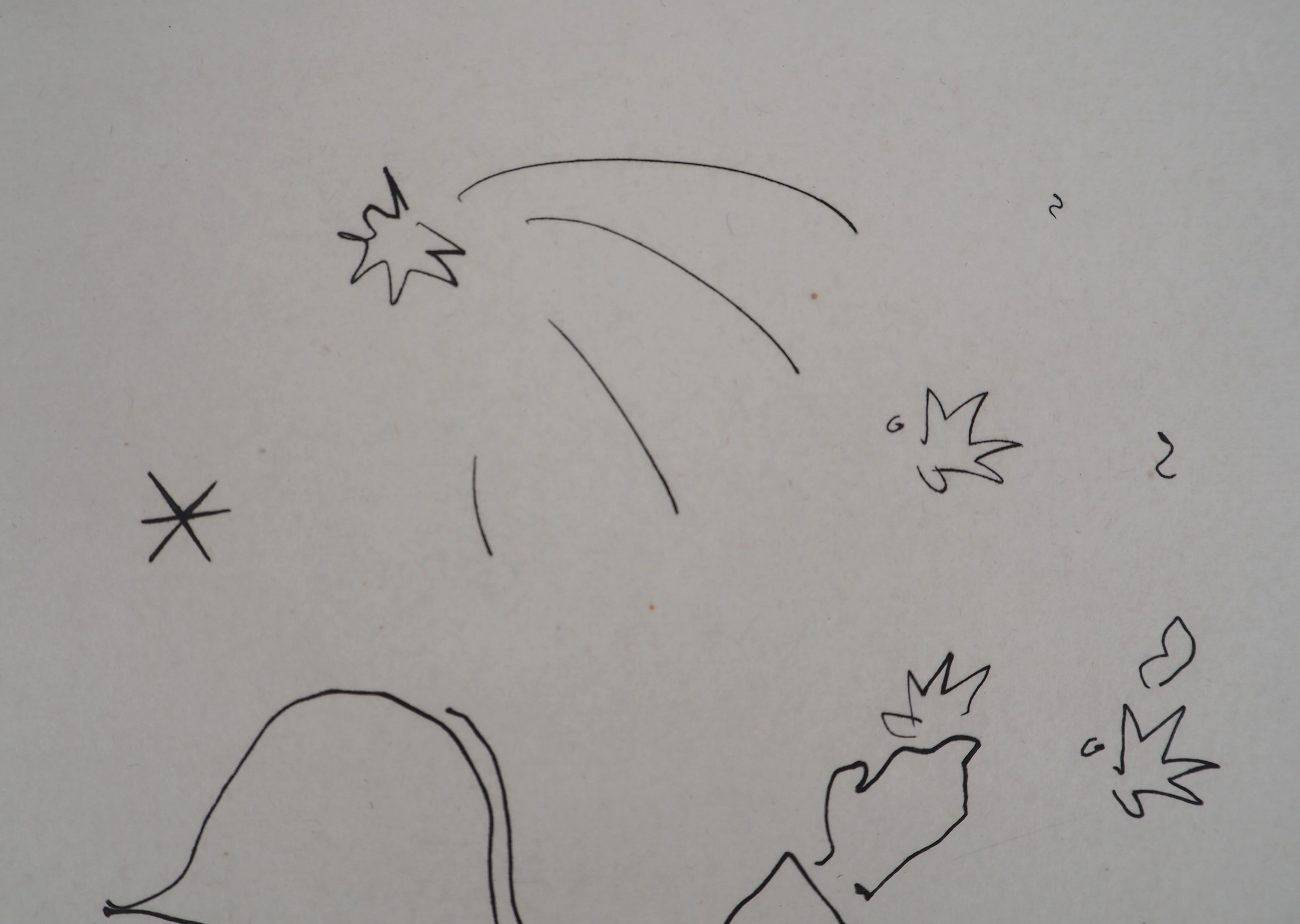 Jean COCTEAU : Le bal du comte d'Orgel, Le feu d'artifice, Gravure originale - Image 5