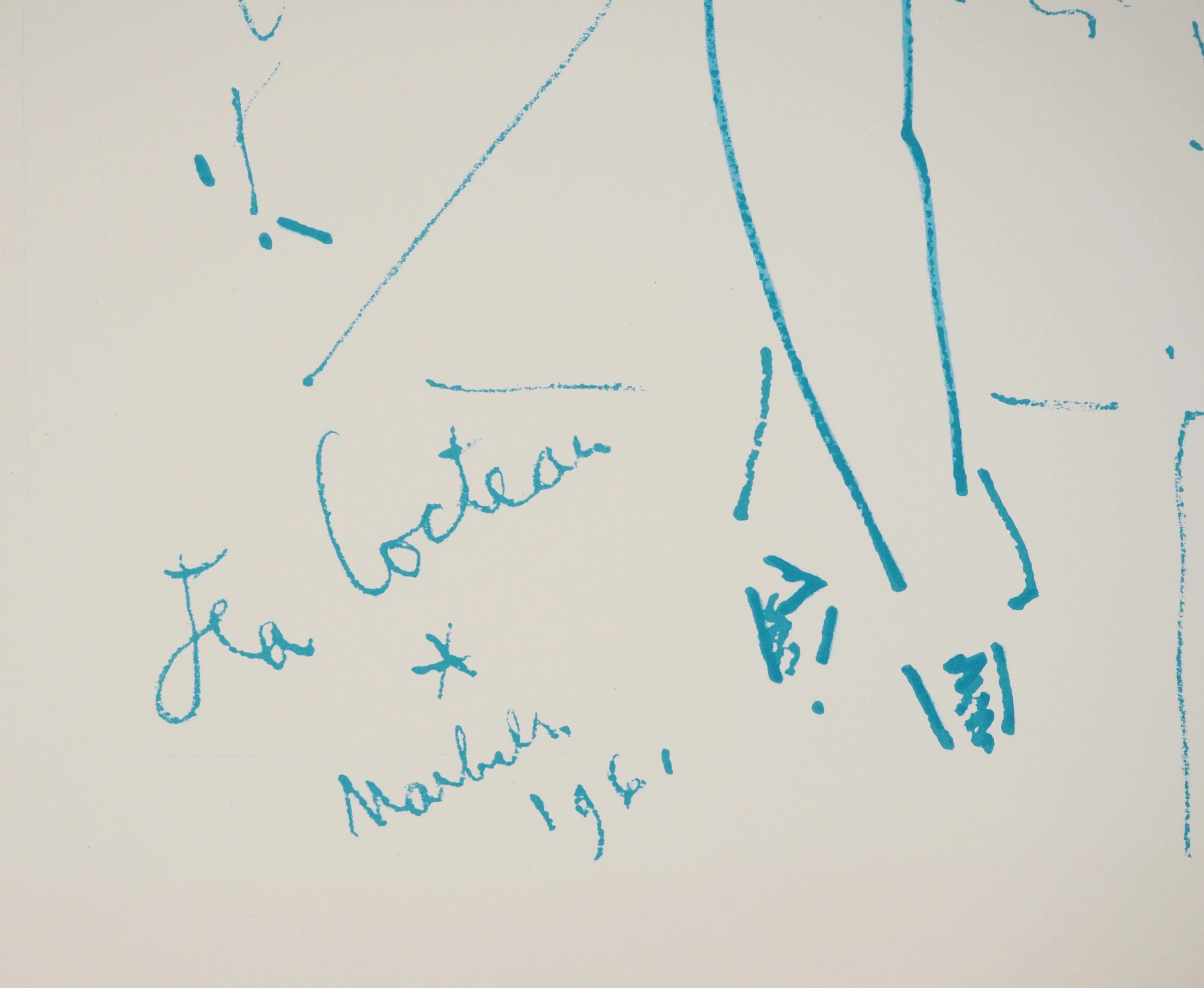 Jean COCTEAU : Le danseur de flamenco, Lithographie originale signée - Image 2