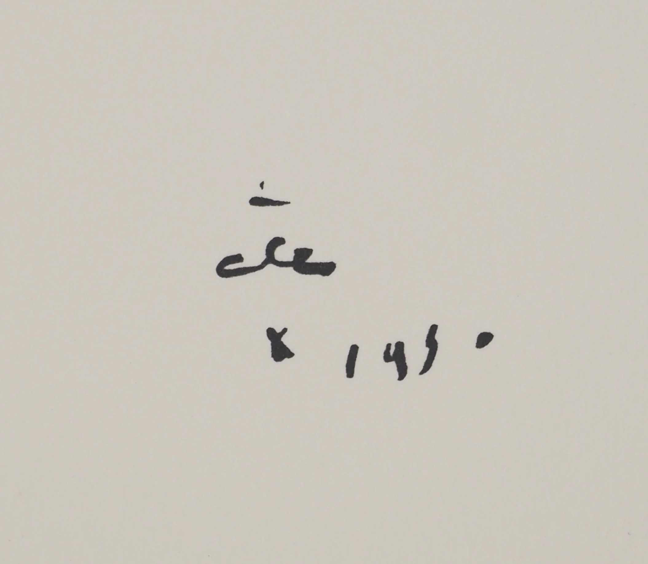 Jean COCTEAU : Le face à face, Lithographie originale signée - Image 2