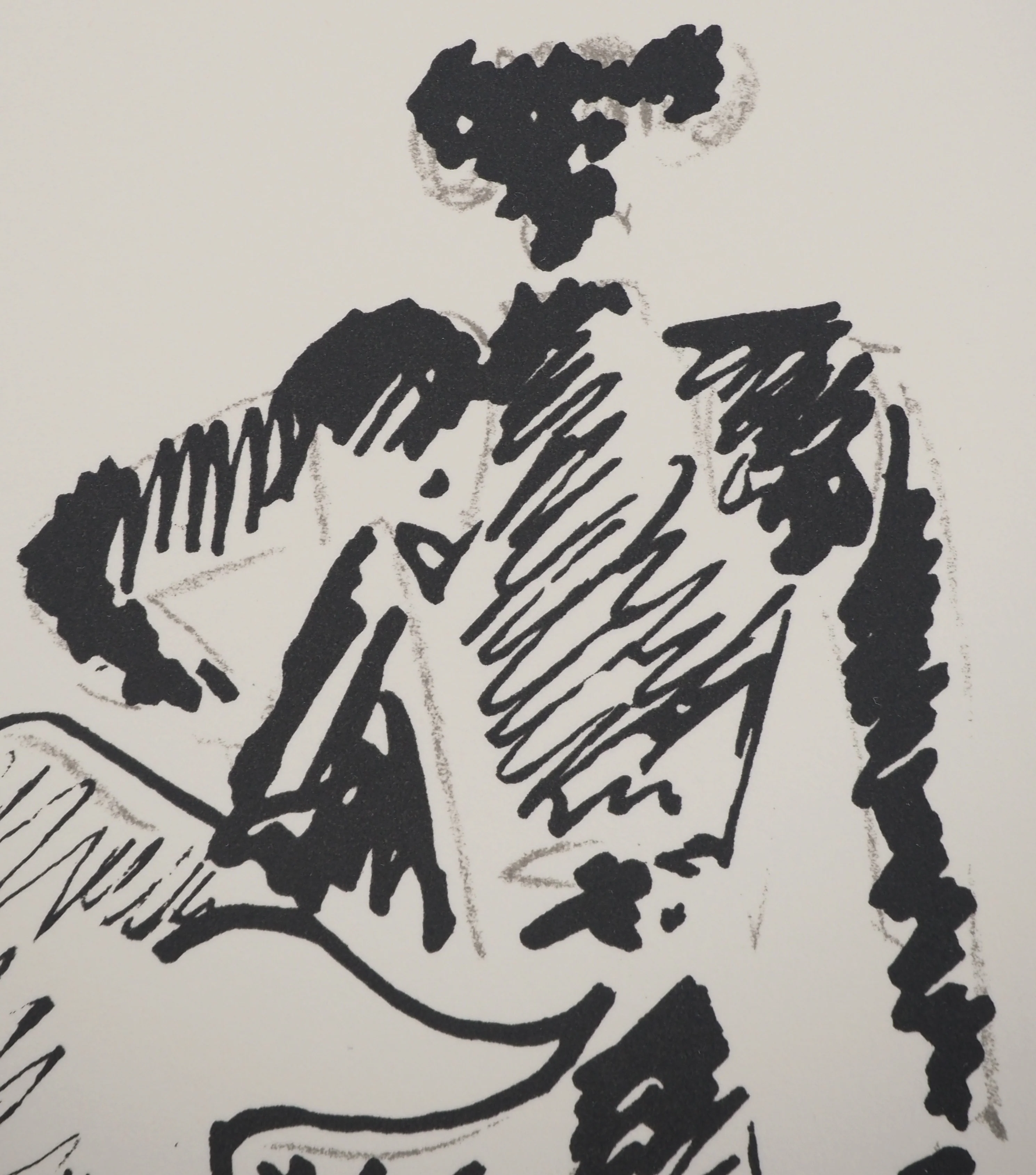 Jean COCTEAU : Le face à face, Lithographie originale signée - Image 5