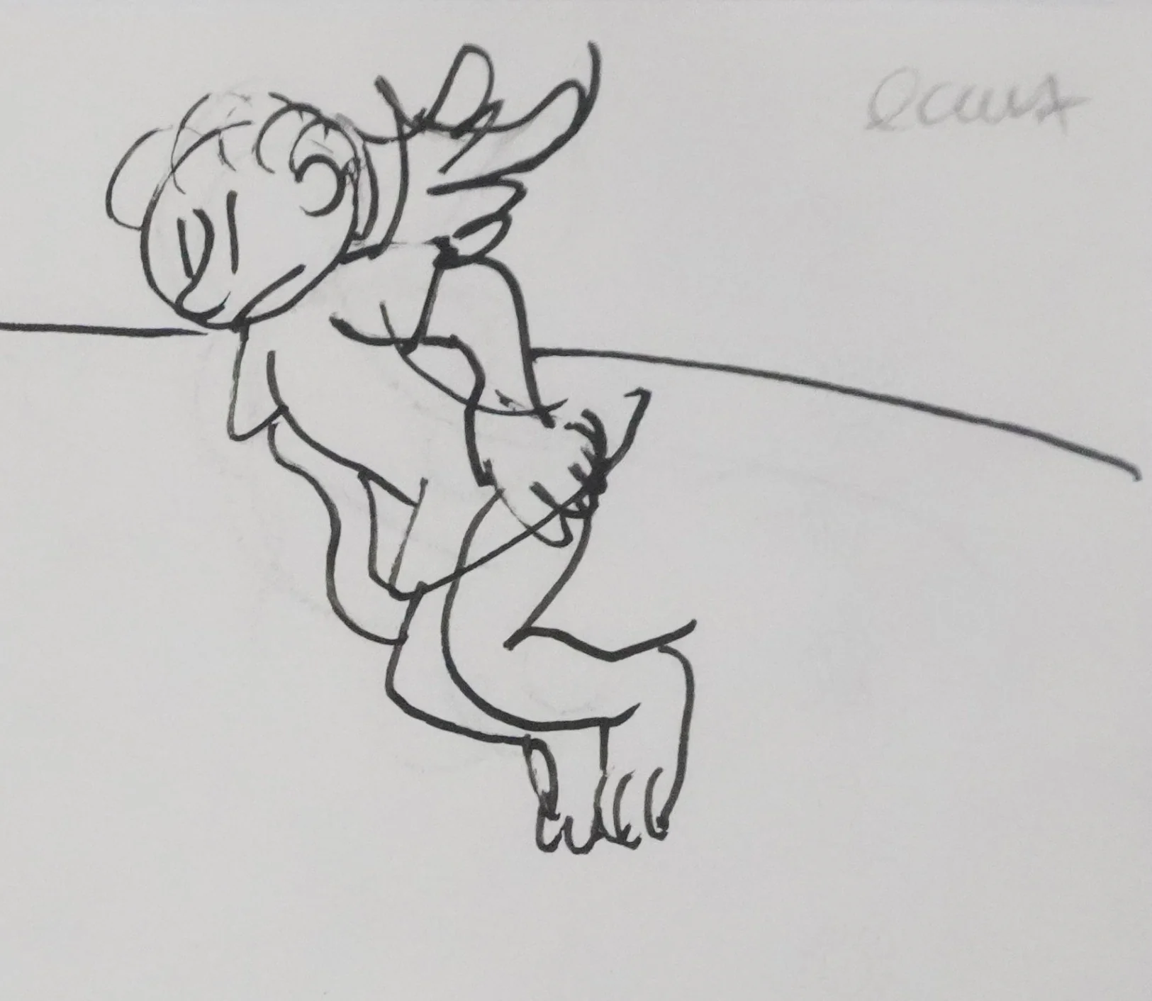 Jean EFFEL : C'est trop salé, Dessin original - Image 5
