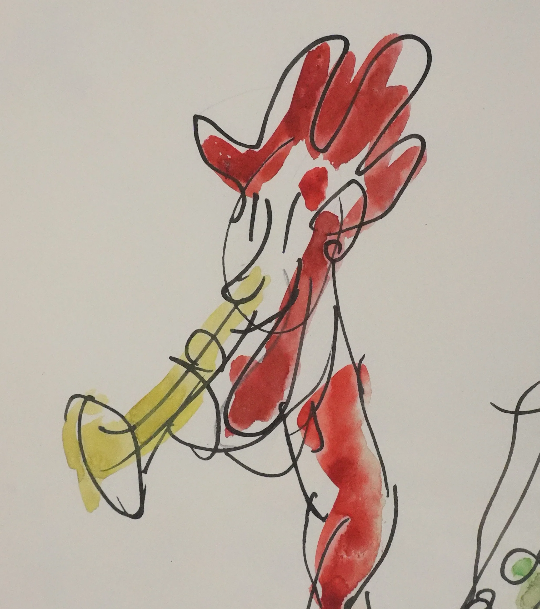 Jean EFFEL : Les petits génies, Mythologie, Aquarelle originale signée - Image 4