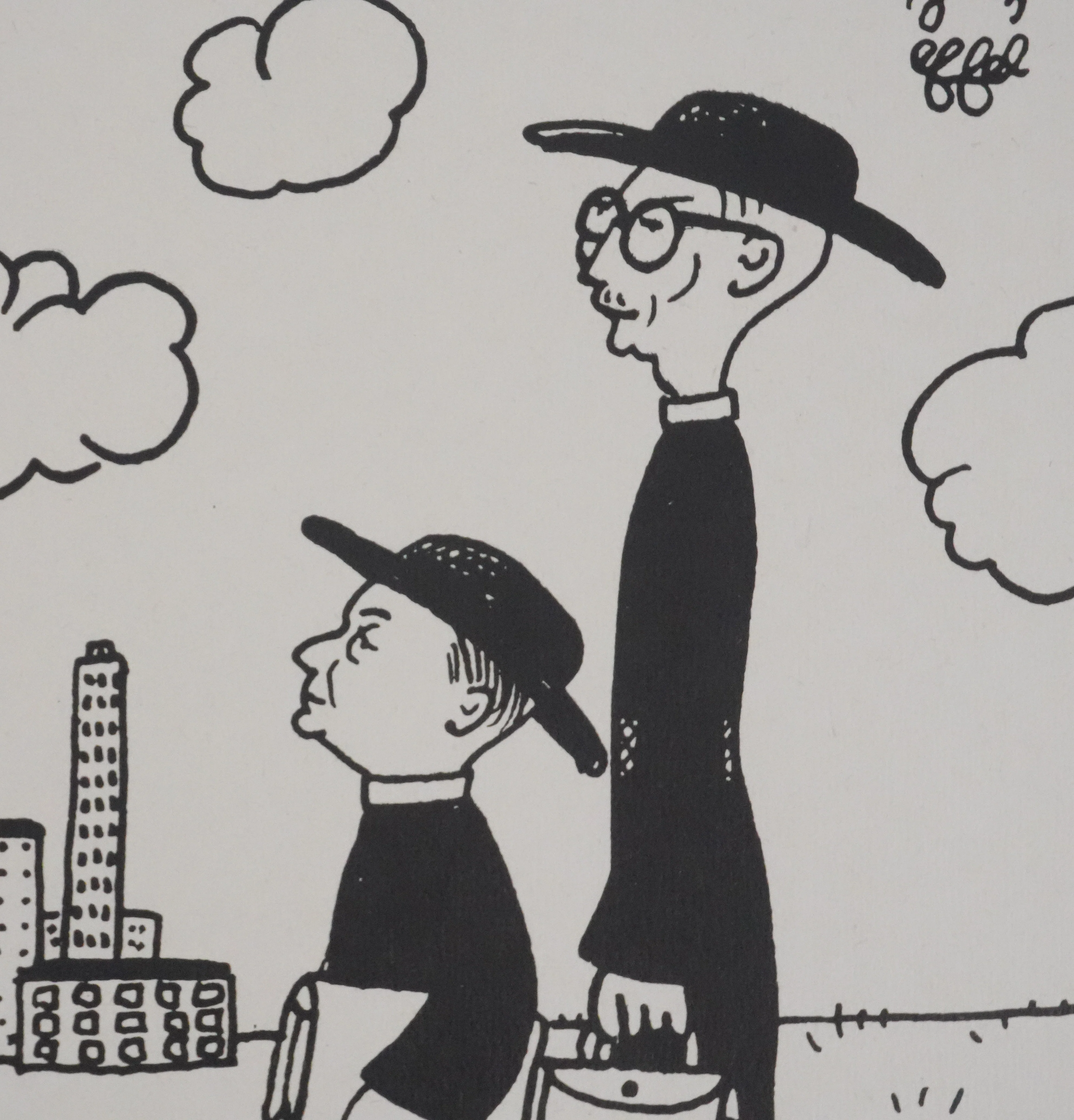 Jean EFFEL : Les gratte-ciel à New York, Lithographie originale signée - Image 7