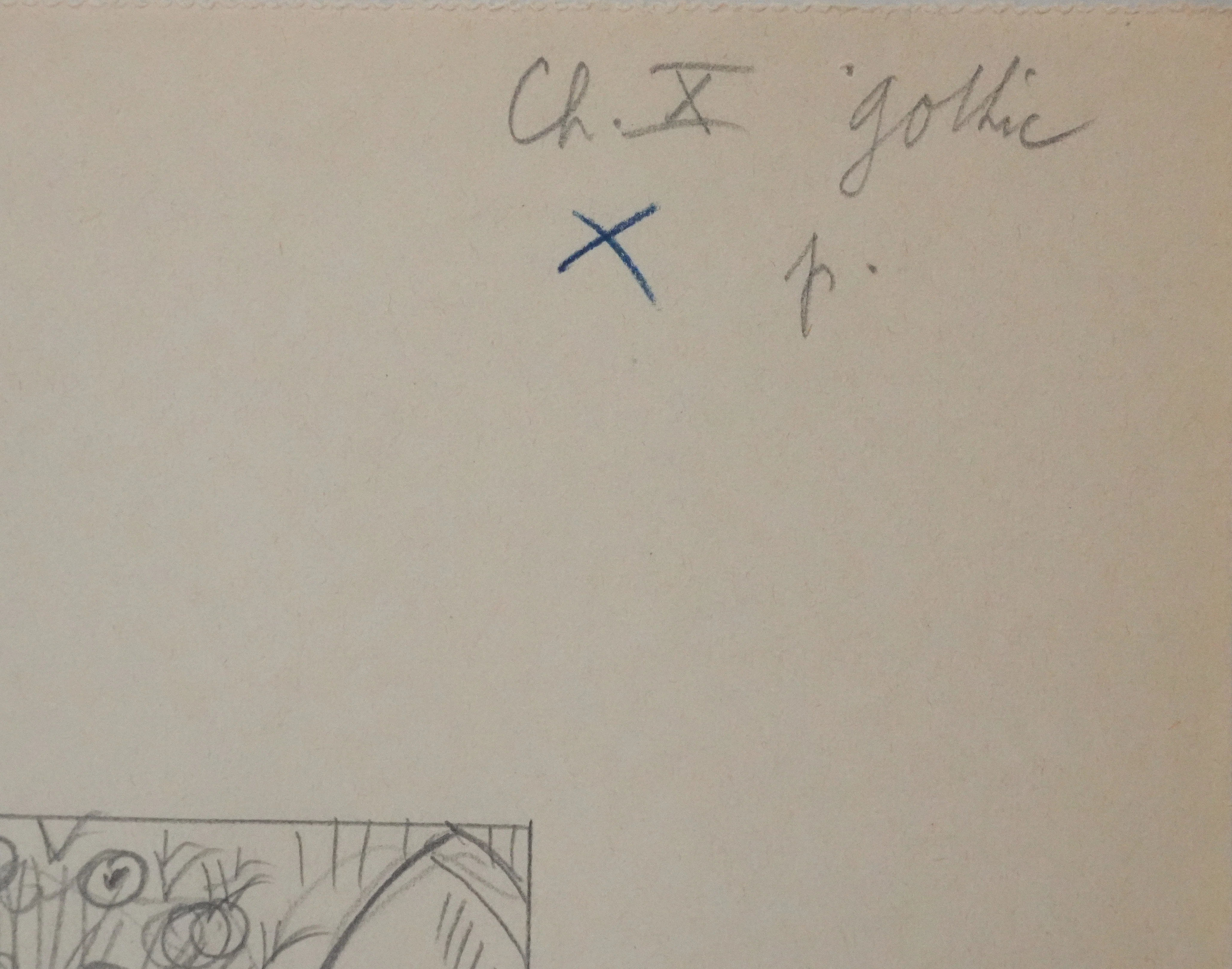 Jean-Emile LABOUREUR : Paon, Dessin original - Image 6