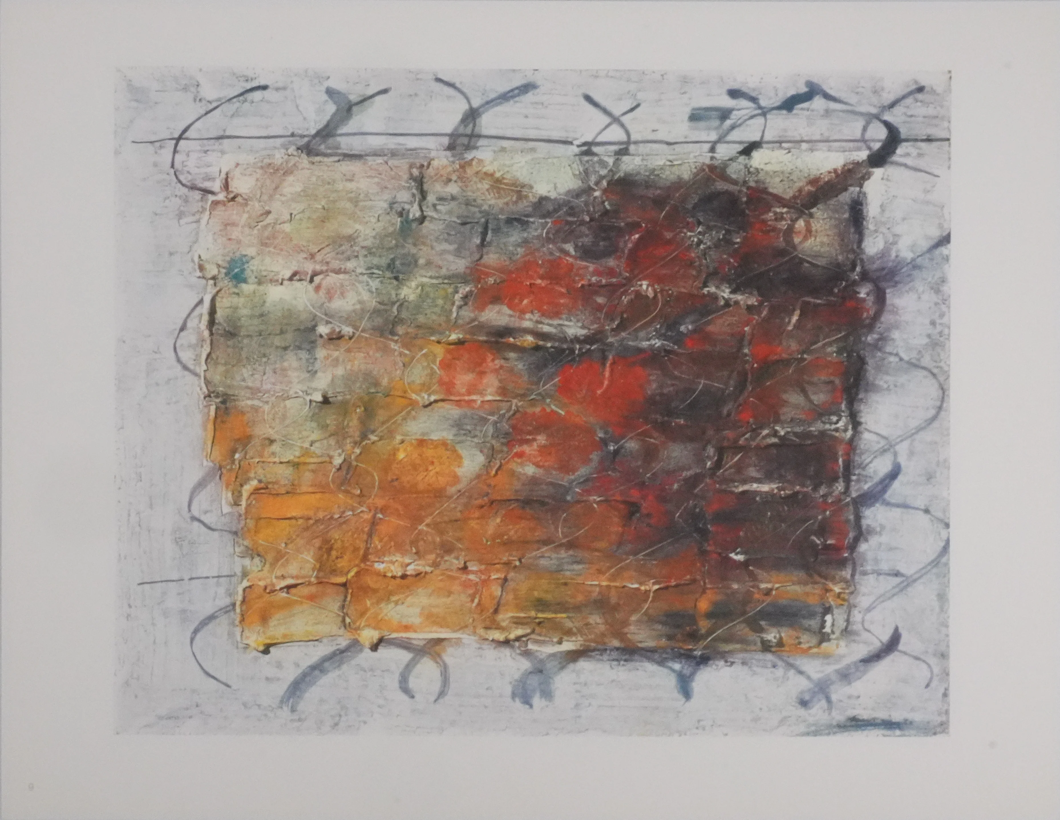 Jean FAUTRIER : Brique au soleil, Héliogravure signée