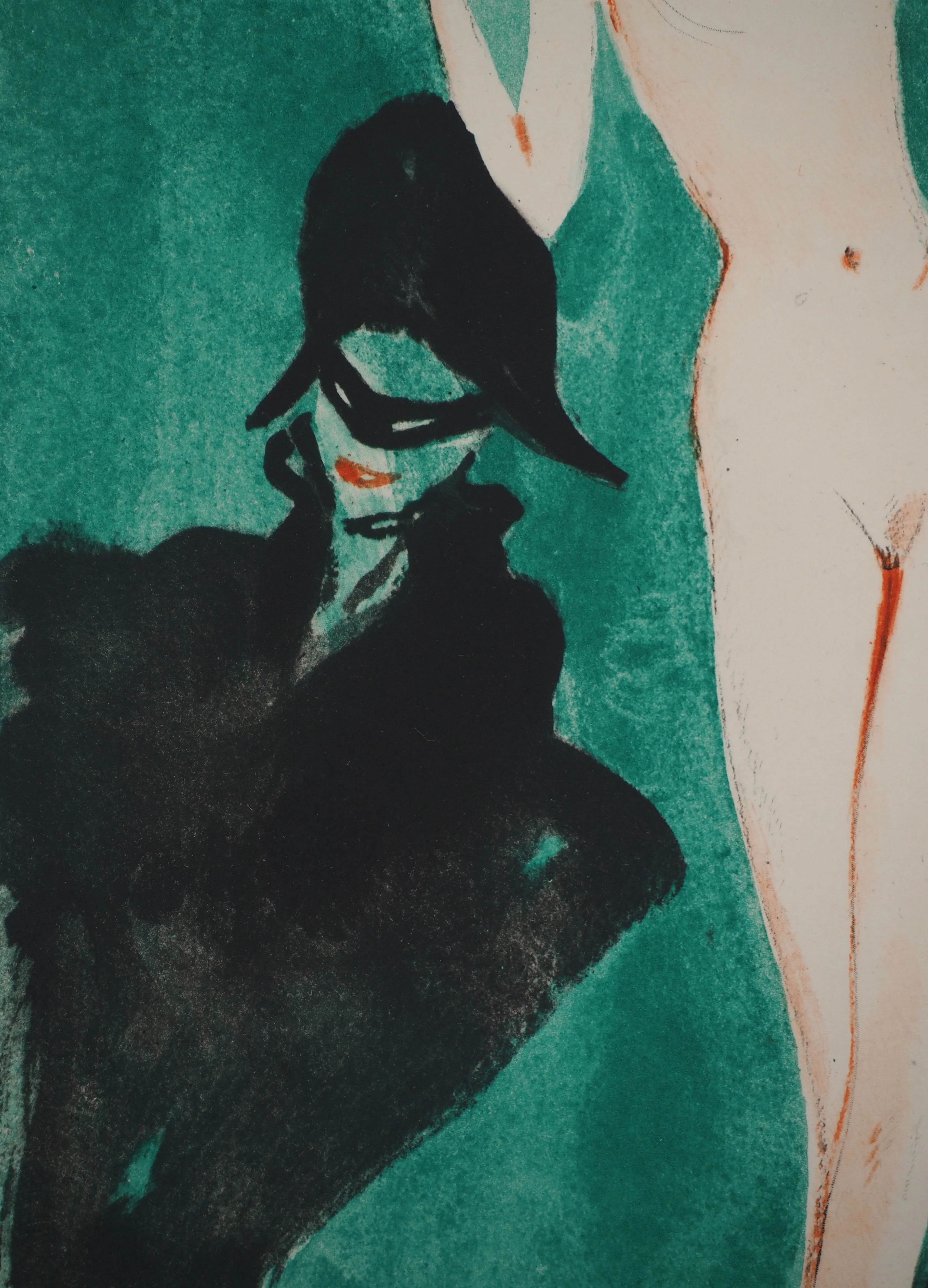 Jean-Gabriel DOMERGUE : Bal masqué, Gravure originale - Image 4