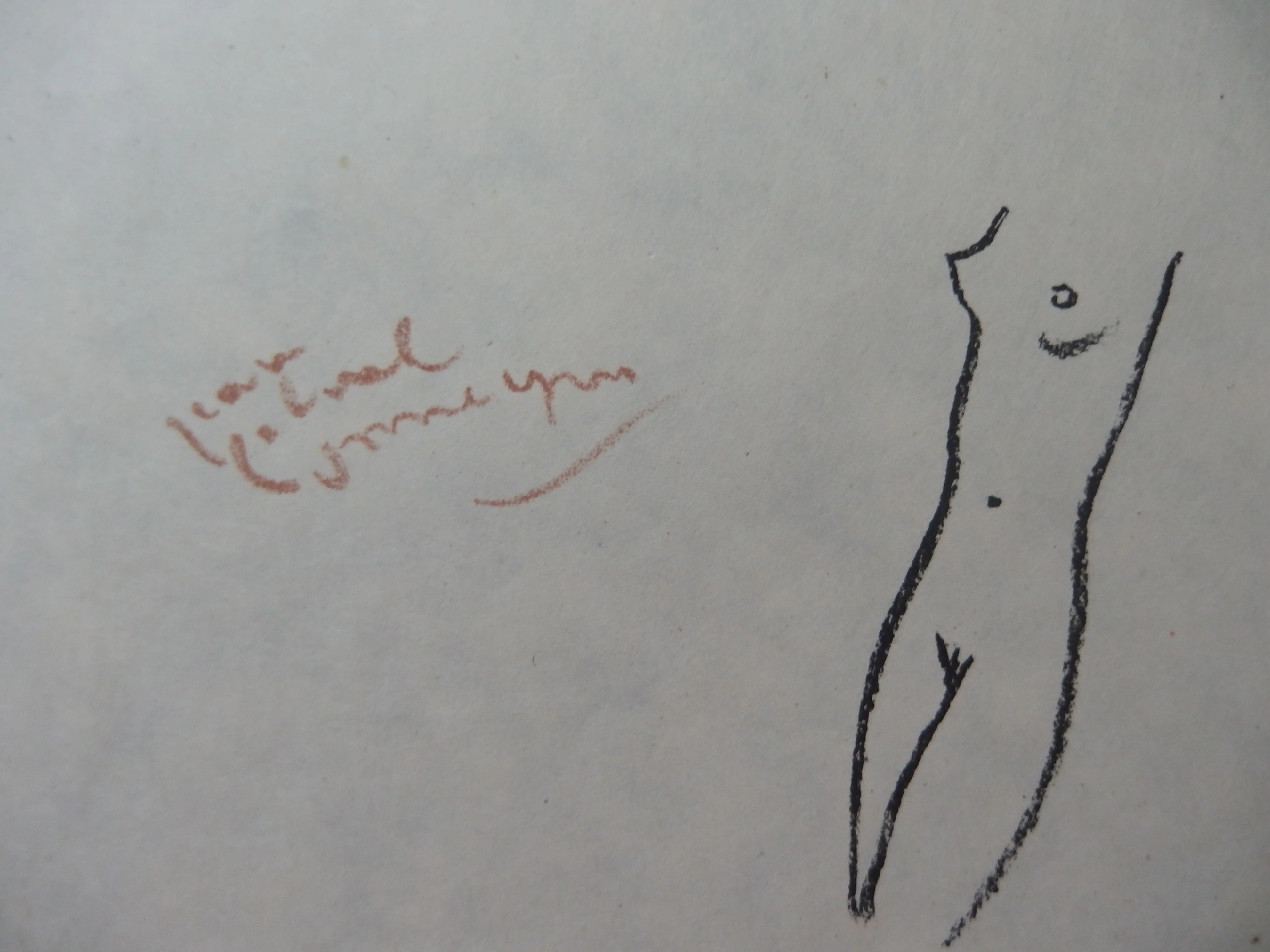 Jean-Gabriel DOMERGUE : Beauté de Monaco (2ème état), Lithographie originale signée - Image 2
