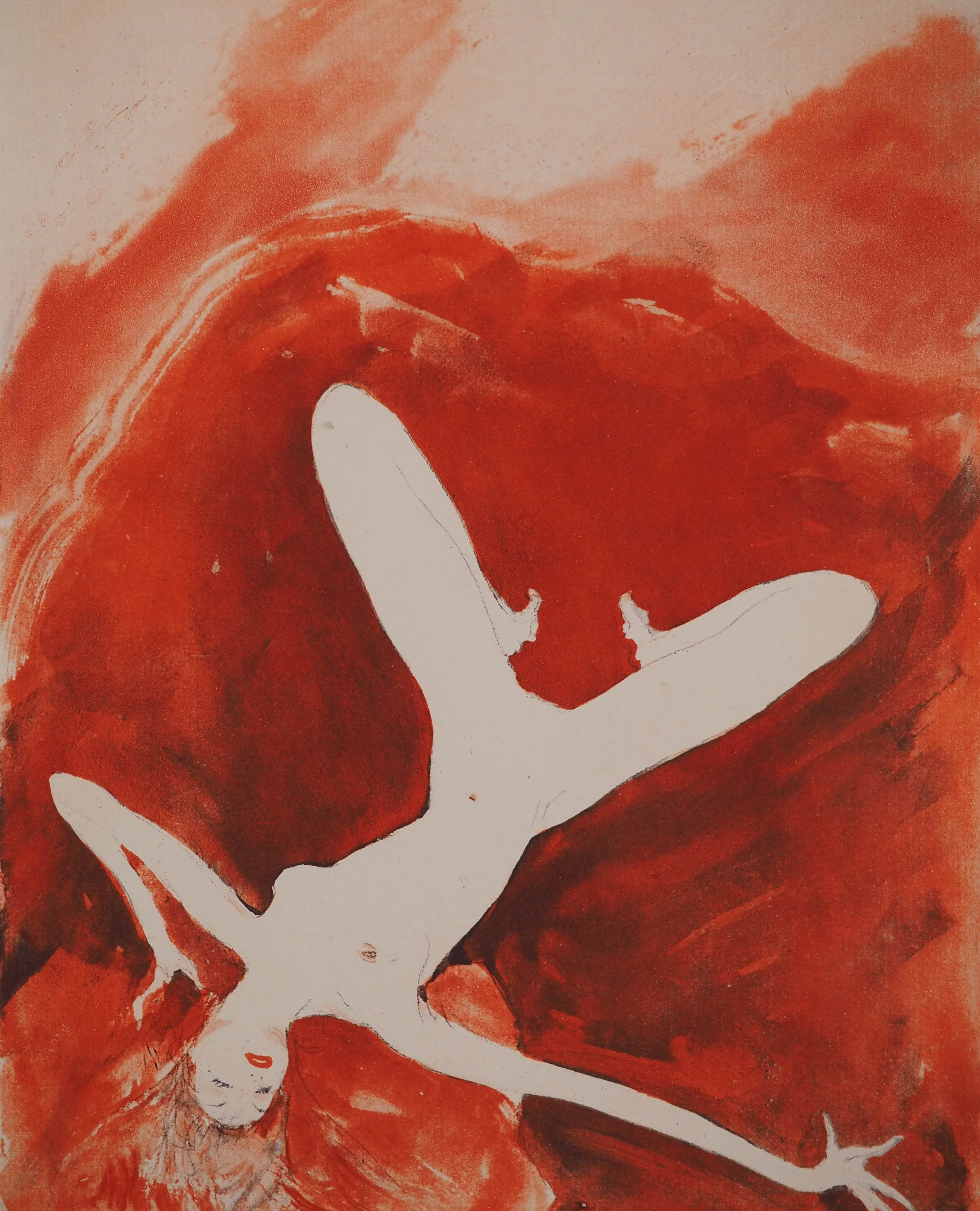 Jean-Gabriel DOMERGUE : Le rêve torride, Gravure originale - Image 2