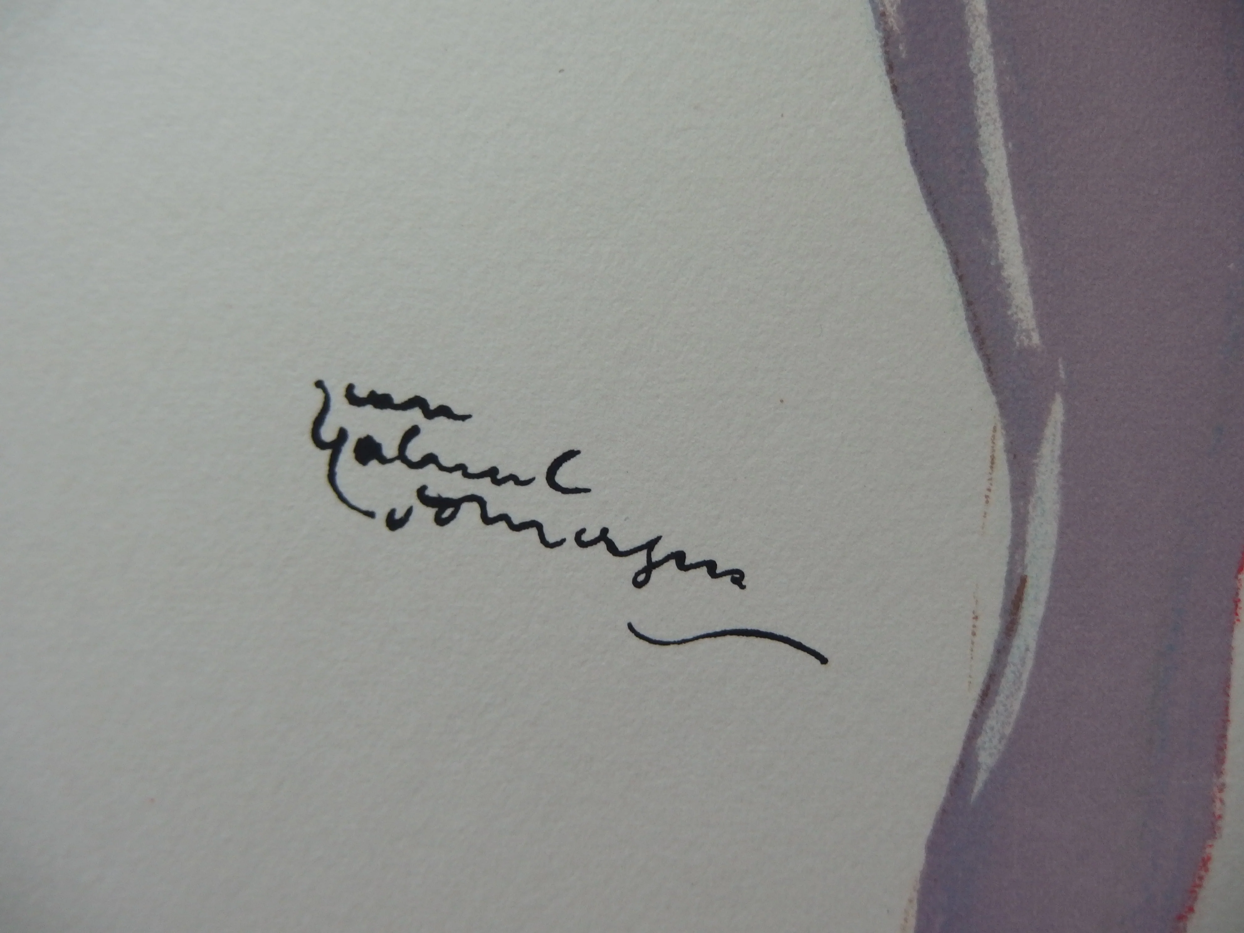 Jean-Gabriel DOMERGUE : Opéra, la Ballerine, Lithographie originale signée - Image 2