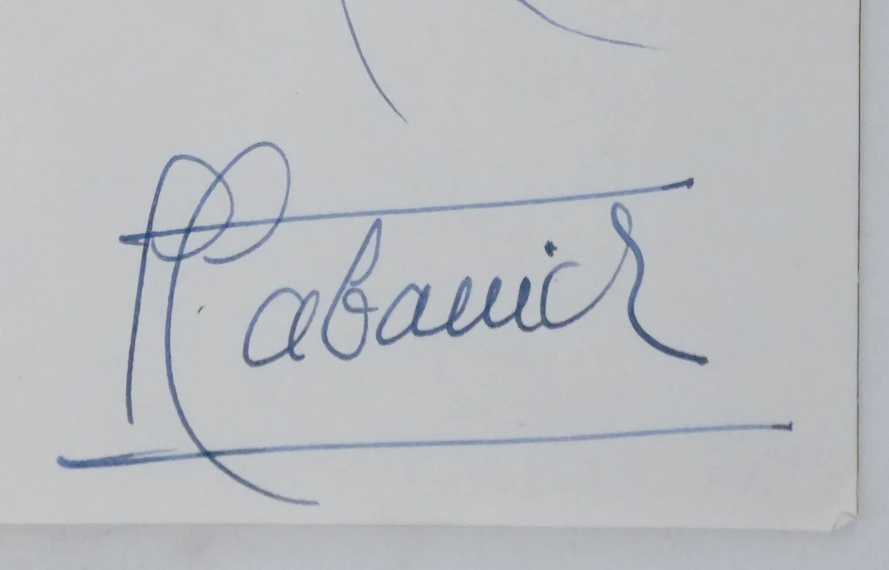 Jean HOUGRON : L'arbre vert, Autographe et dessin original signé - Image 5