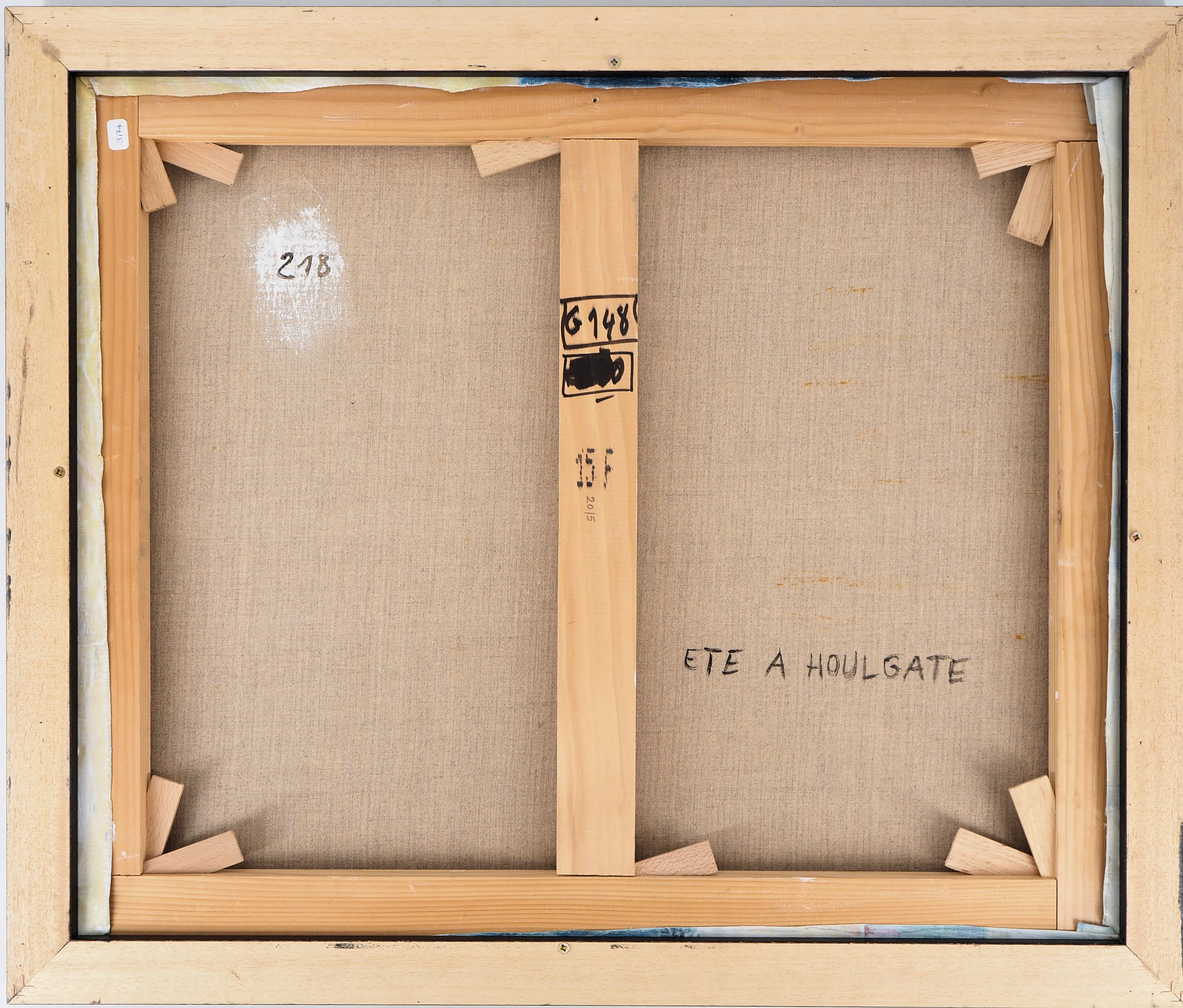 Jean-Jacques RENE : Été à Houlgate, Huile sur toile signée - Image 8