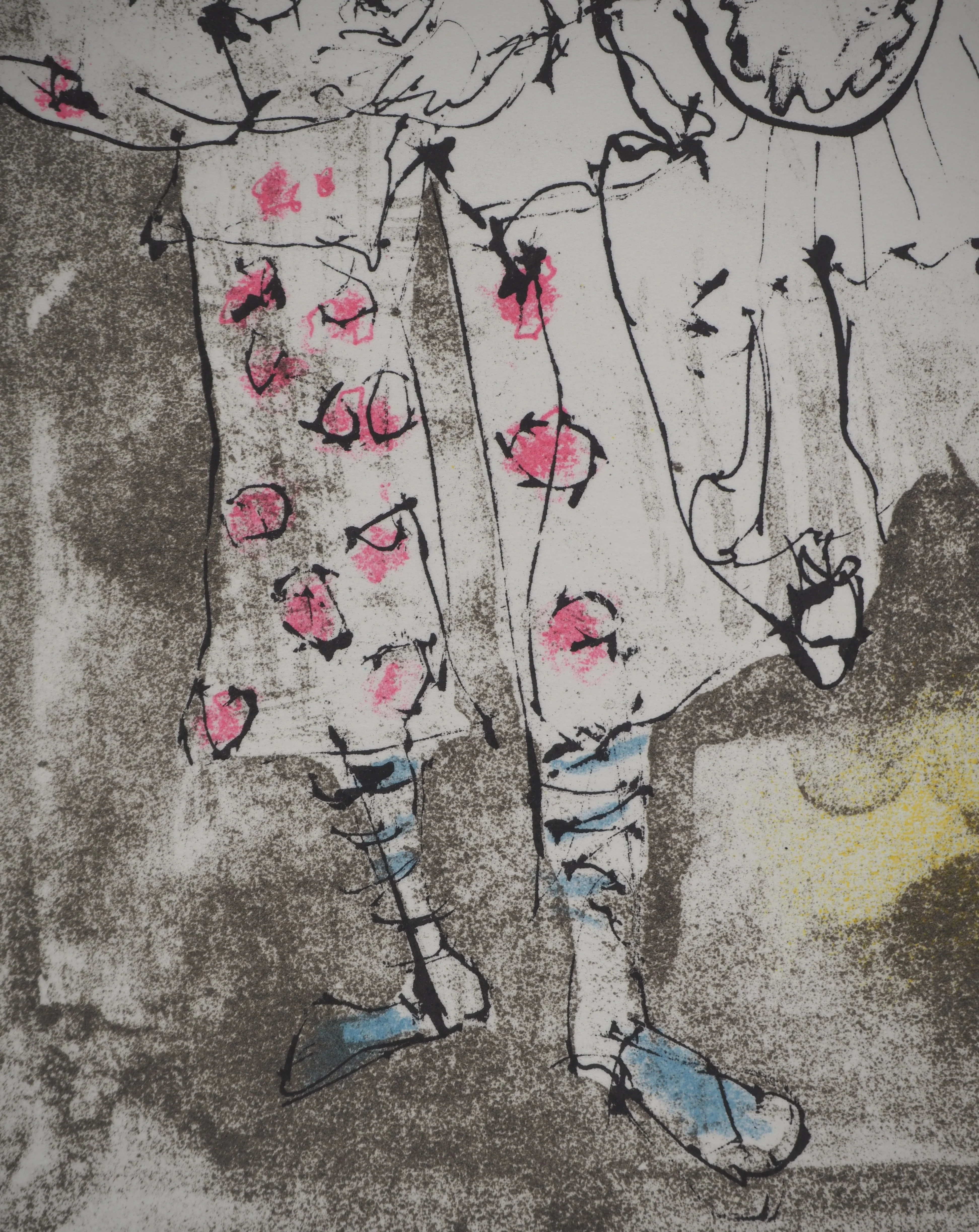 Jean JANSEM : Le carnaval, Personnages masqués, Lithographie originale signée - Image 5